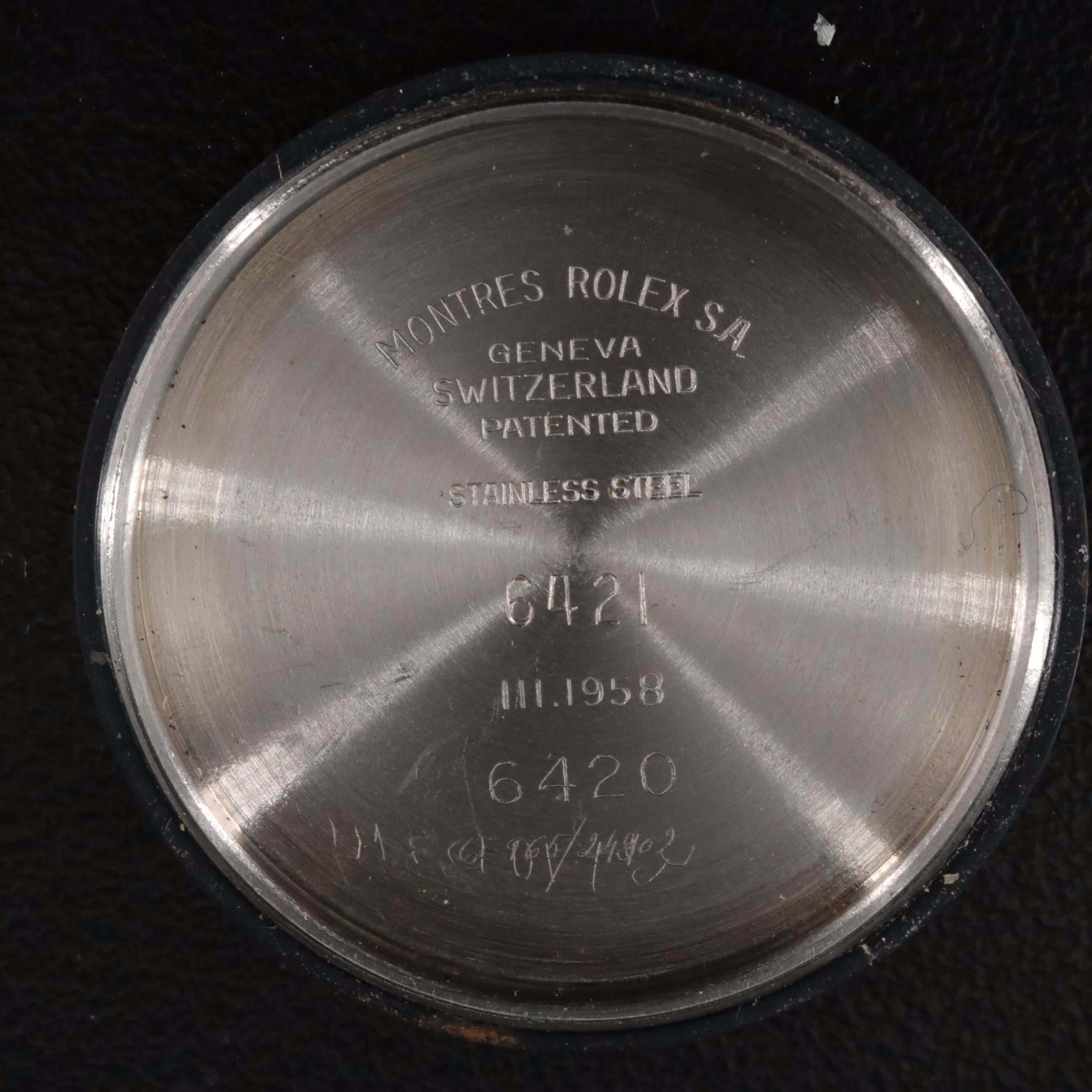 1958 Rolex Oyster Precision Watch