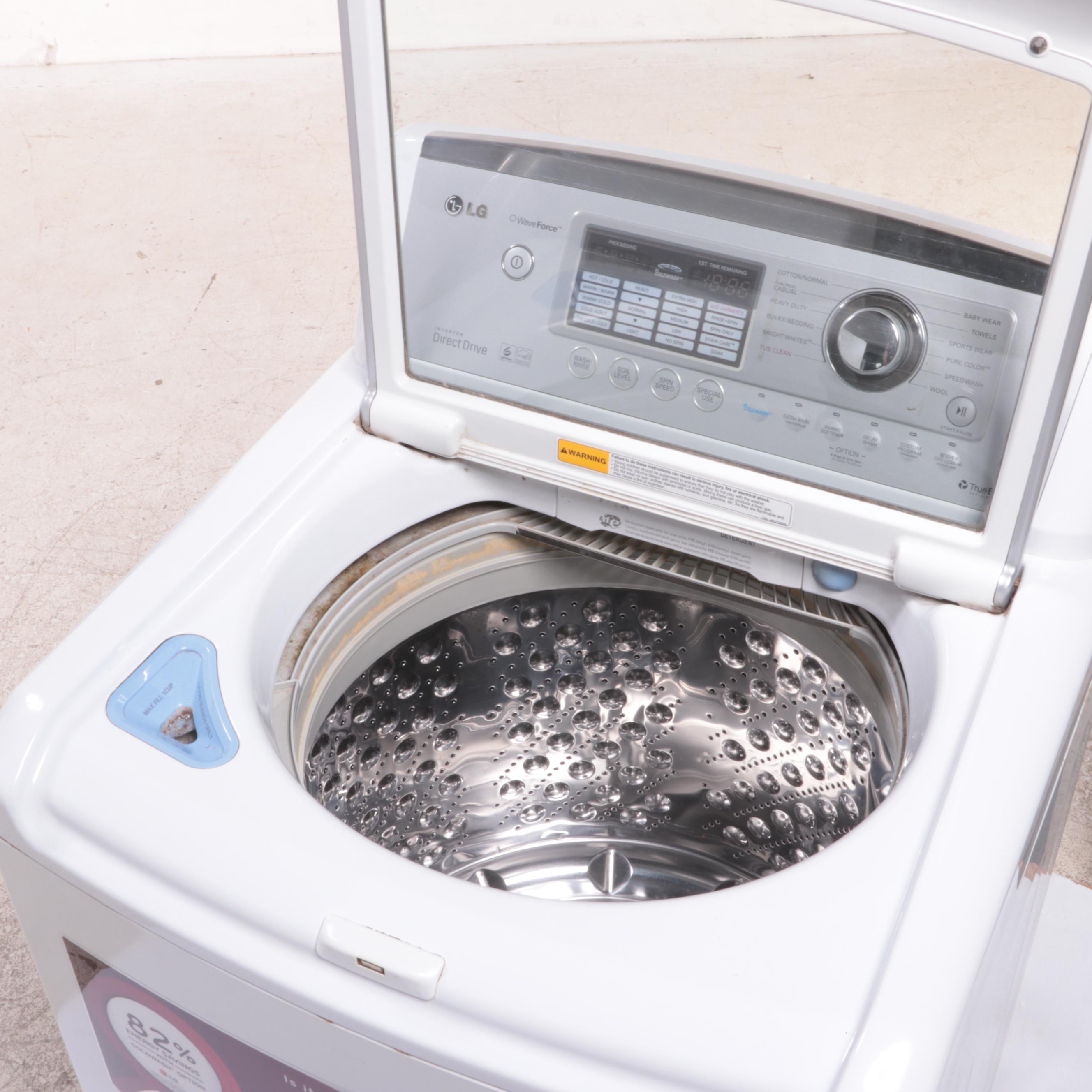 LG "WT5001CW" 4.5 Cu. Ft. High Efficiency Top-Load Washer