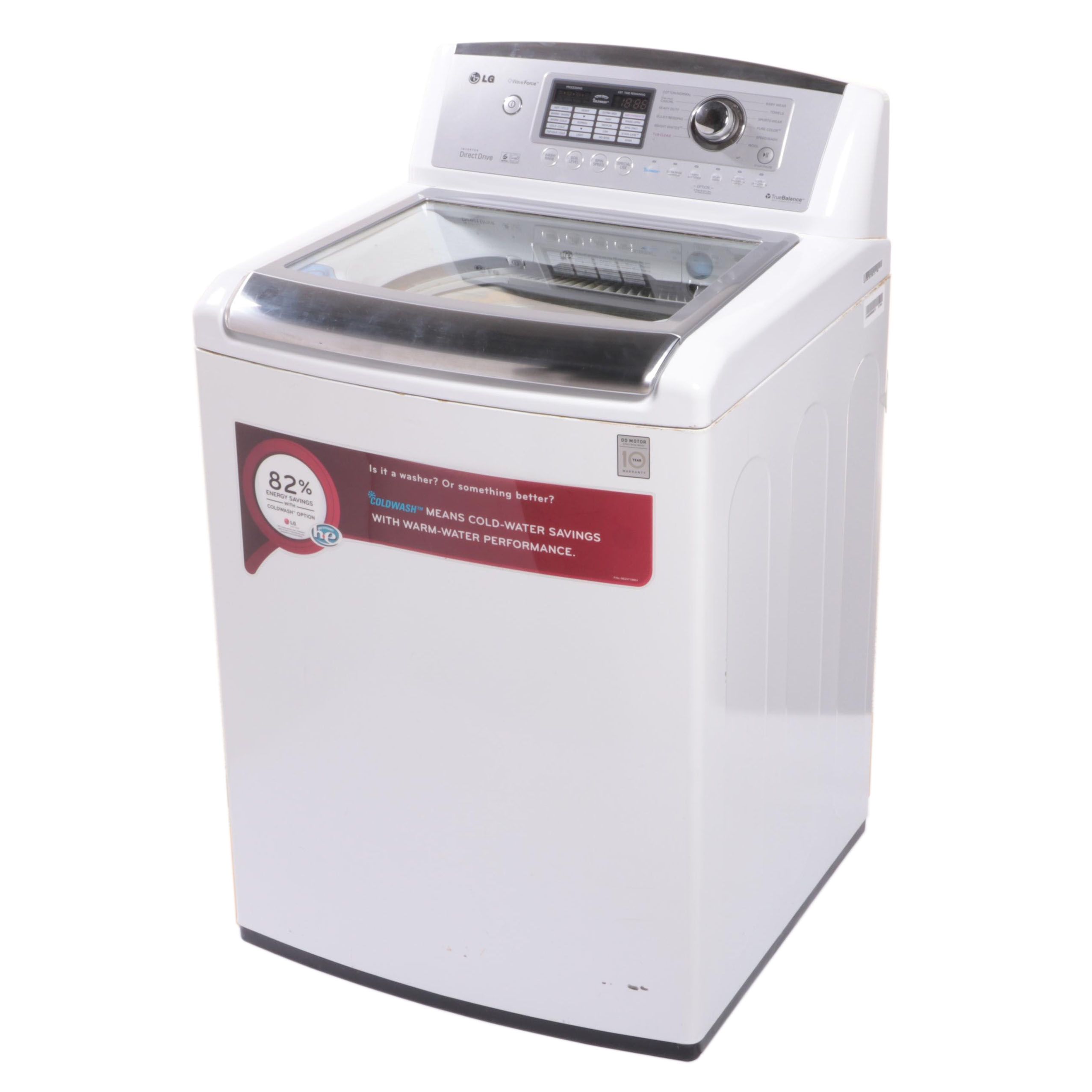 LG "WT5001CW" 4.5 Cu. Ft. High Efficiency Top-Load Washer