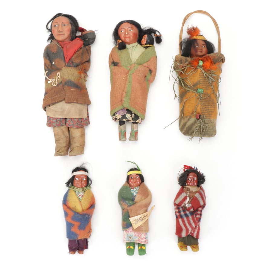 Skookum Dolls, Mid-20th Century