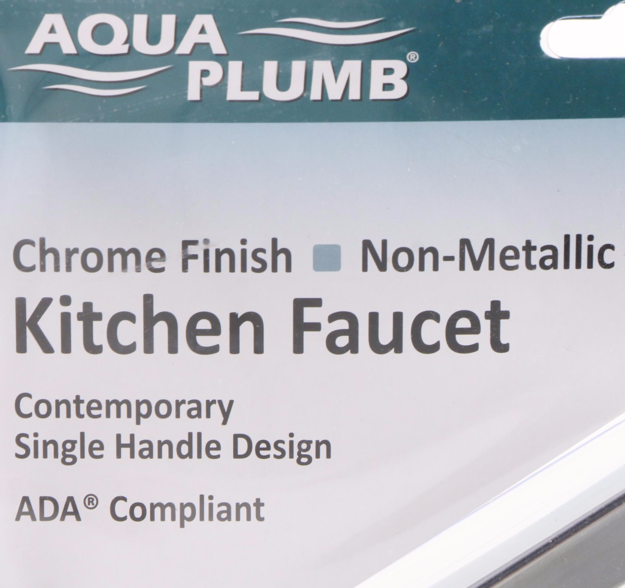 Aqua Plumb Plastic Kitchen Faucets in Chrome Finish