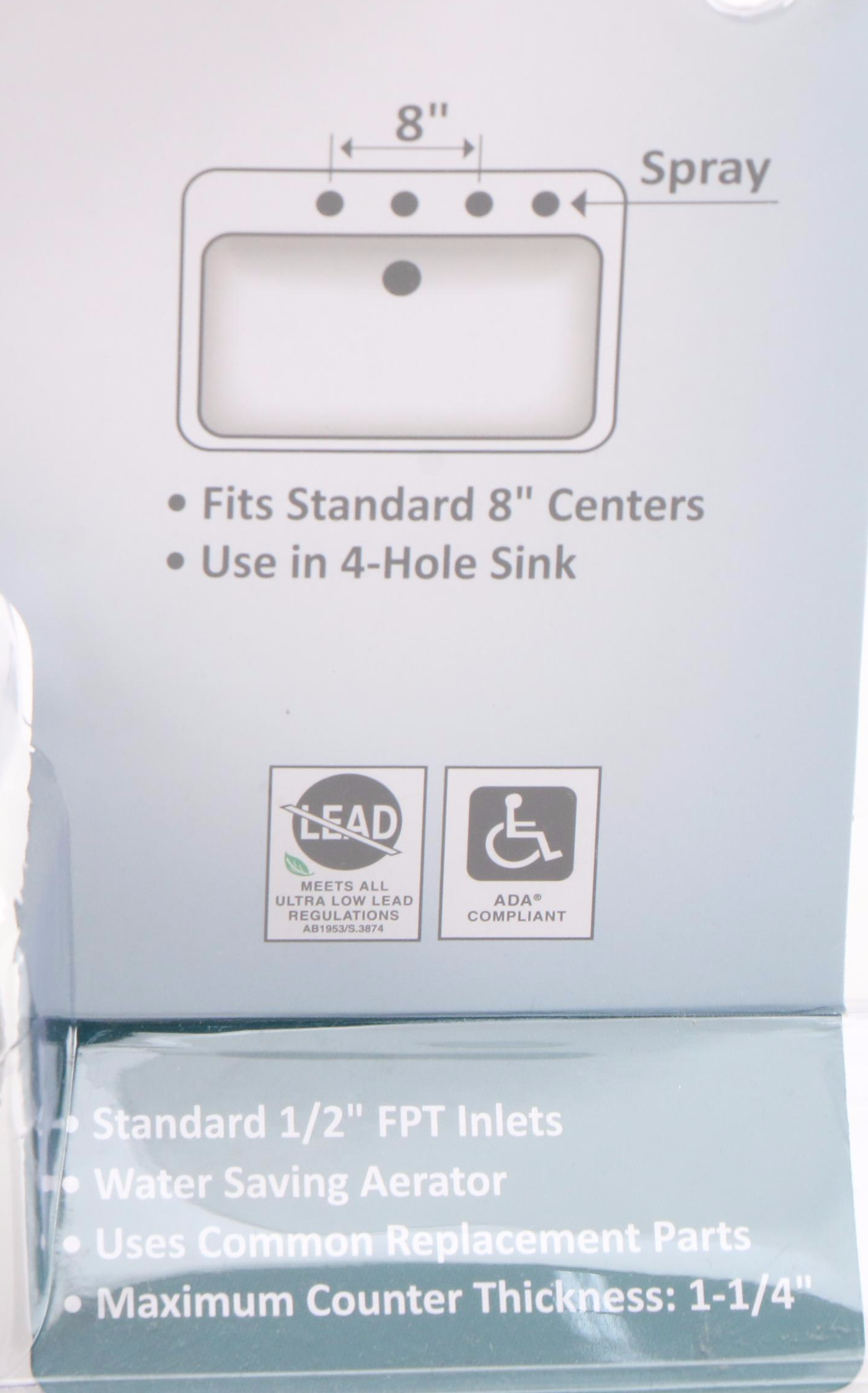 Aqua Plumb Plastic Kitchen Faucets in Chrome Finish