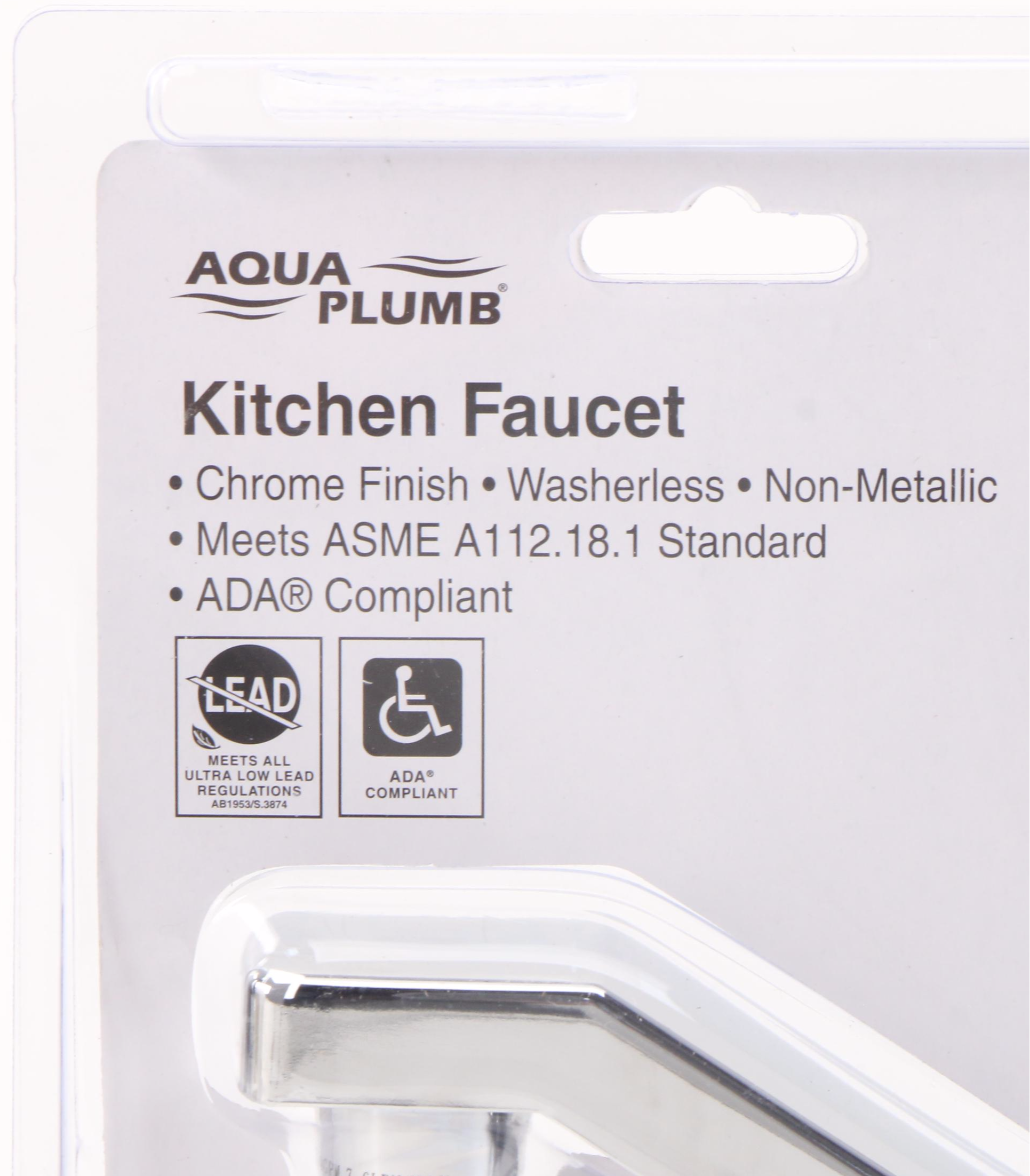 Aqua Plumb Plastic Kitchen Faucets in Chrome Finish