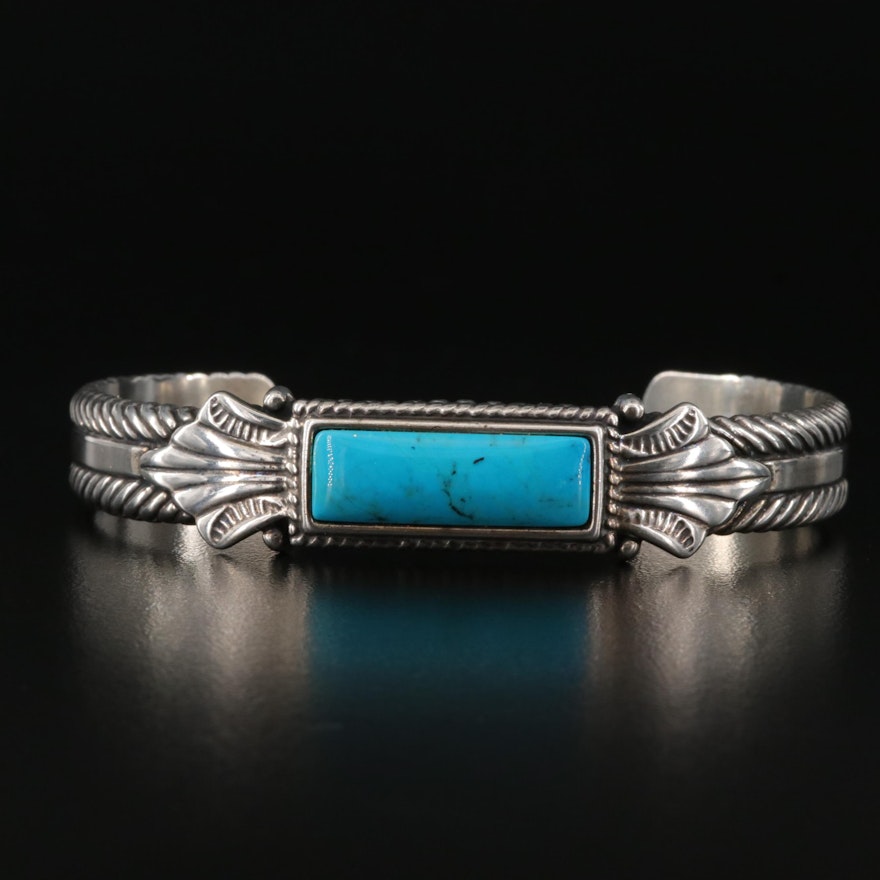 Relios Sterling Turquoise Cuff