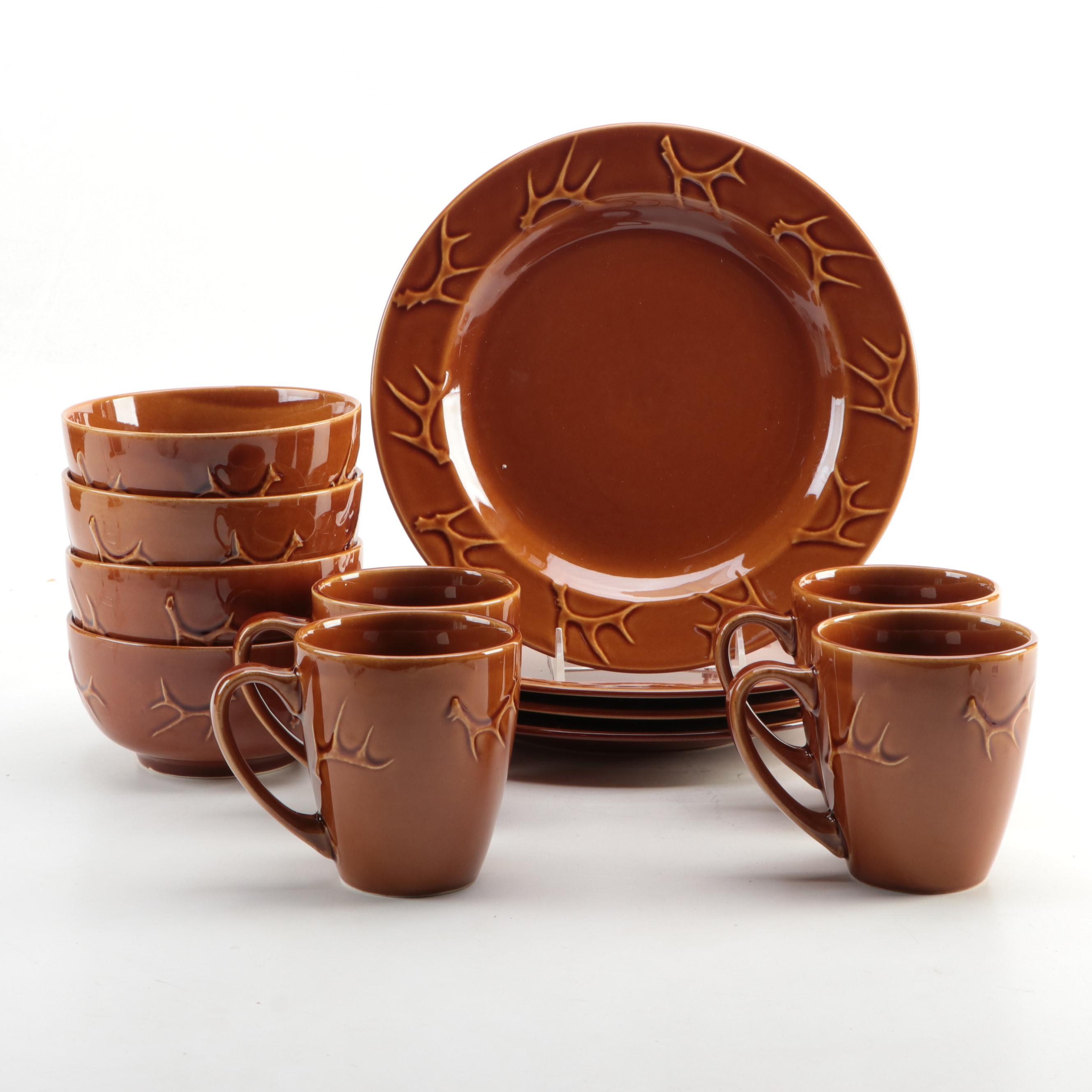 Stoney Hill "Antler" Stoneware Dinnerware