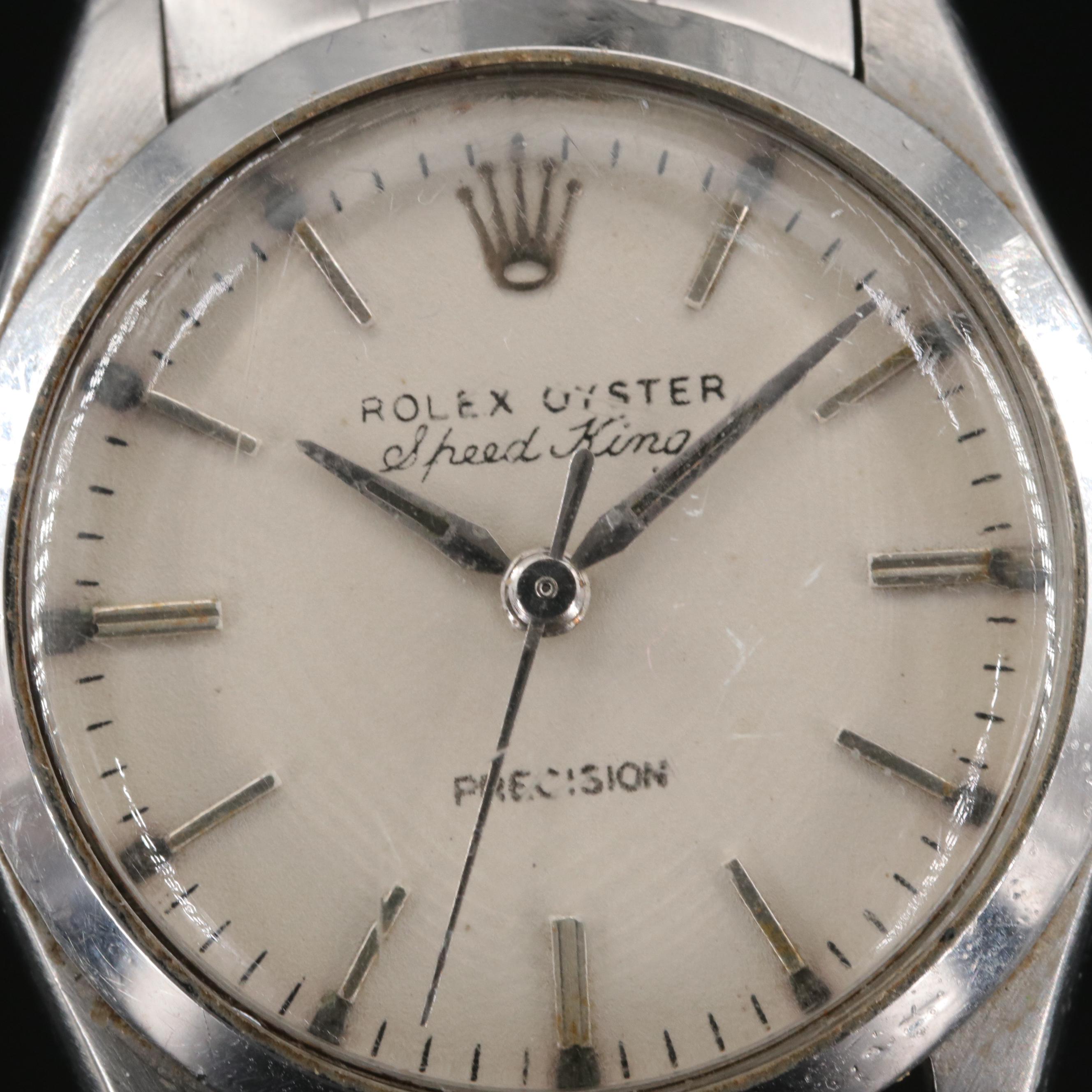 Rolex Oyster Speed King Precision Watch