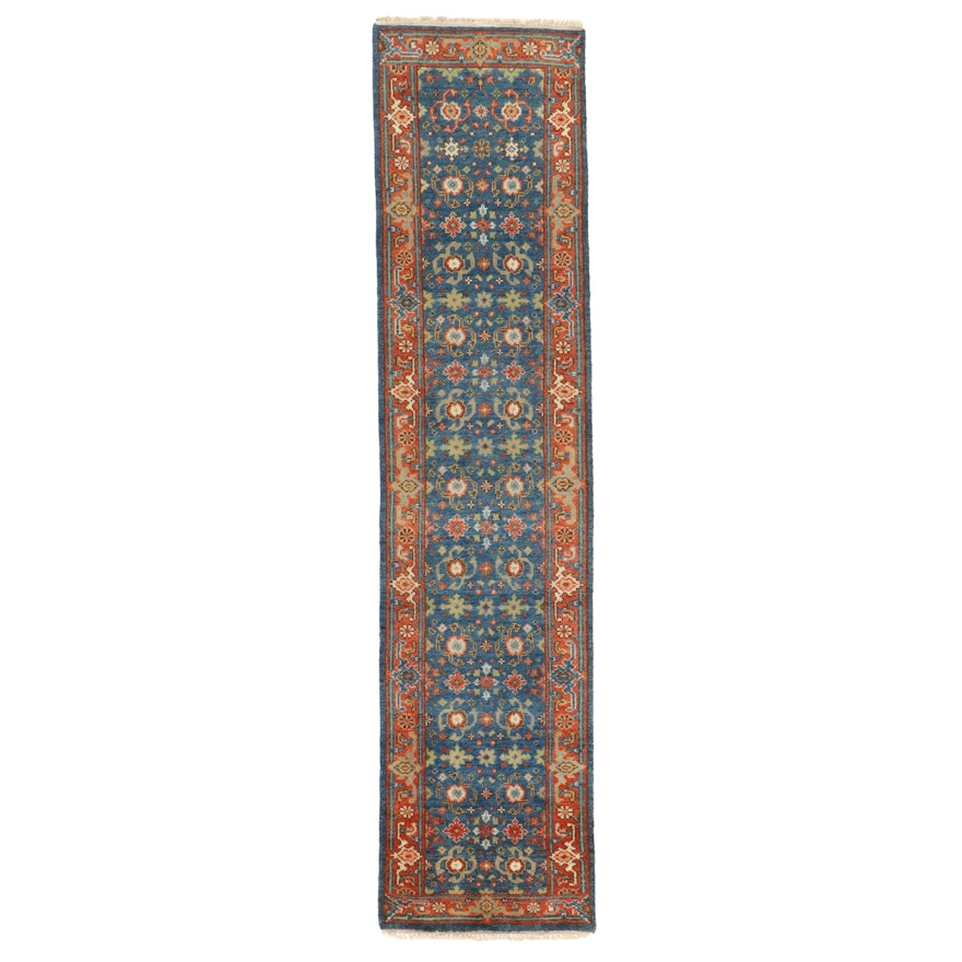 2'7 x 10'11 Hand-Knotted Turkish Carpet Runner