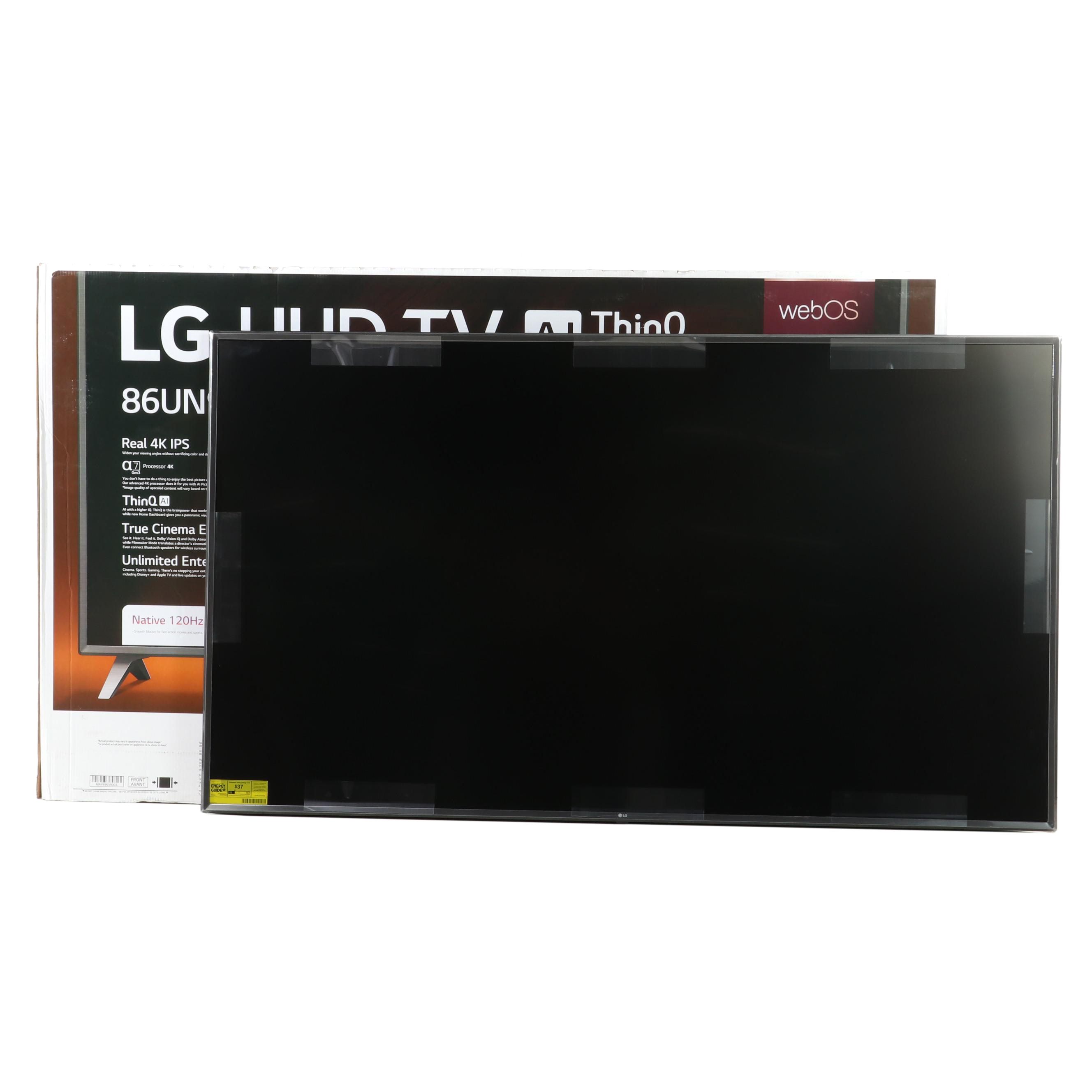 LG 86" 4K UHD LED LCD Smart Television with AI ThinQ