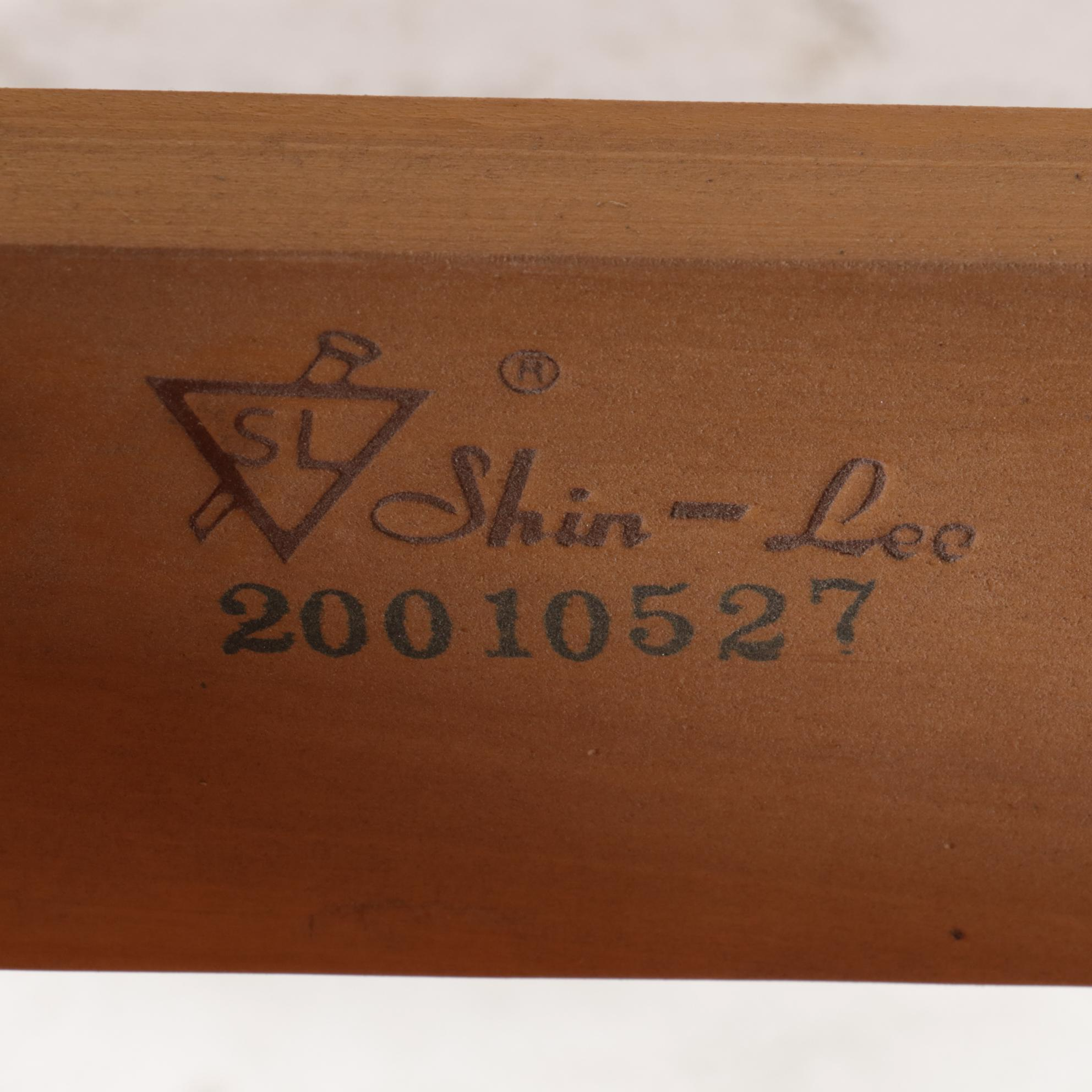 Shin-Lee Cherry Dining Table and Rod-Back Dining Chairs