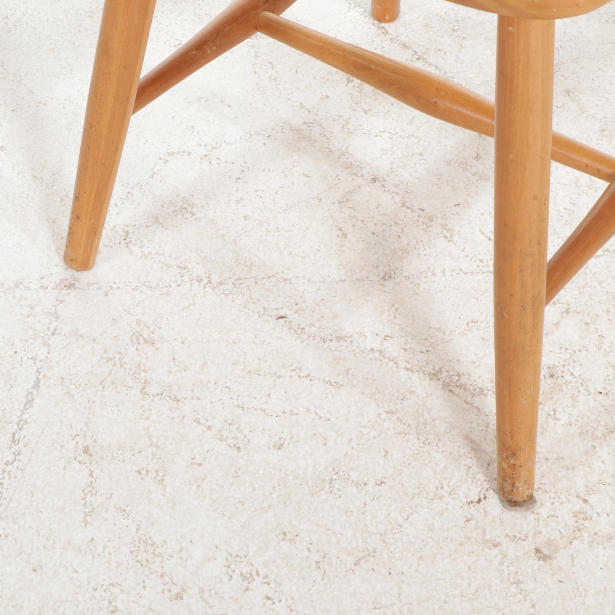 Shin-Lee Cherry Dining Table and Rod-Back Dining Chairs