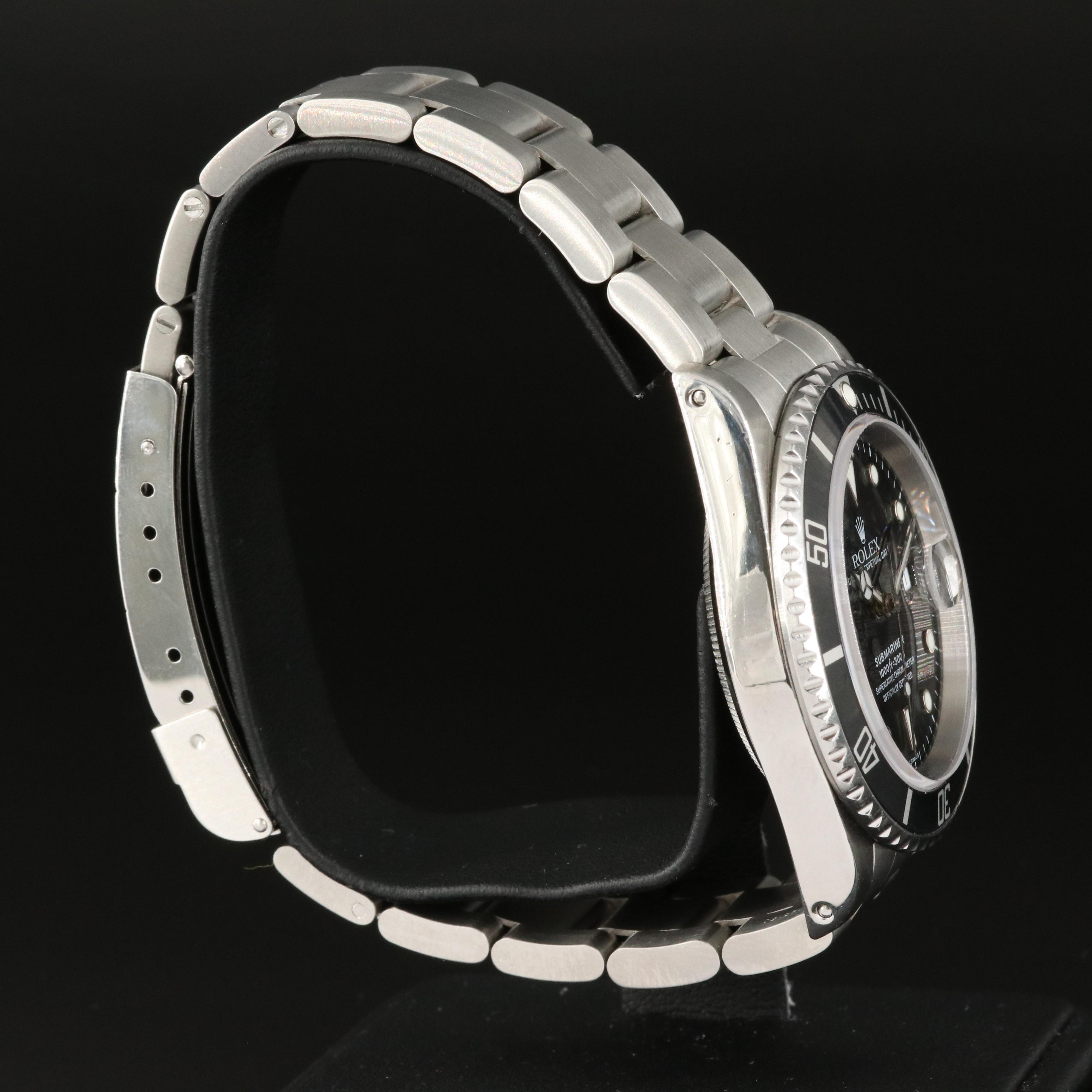 1999 Rolex Oyster Perpetual Date Submariner Watch