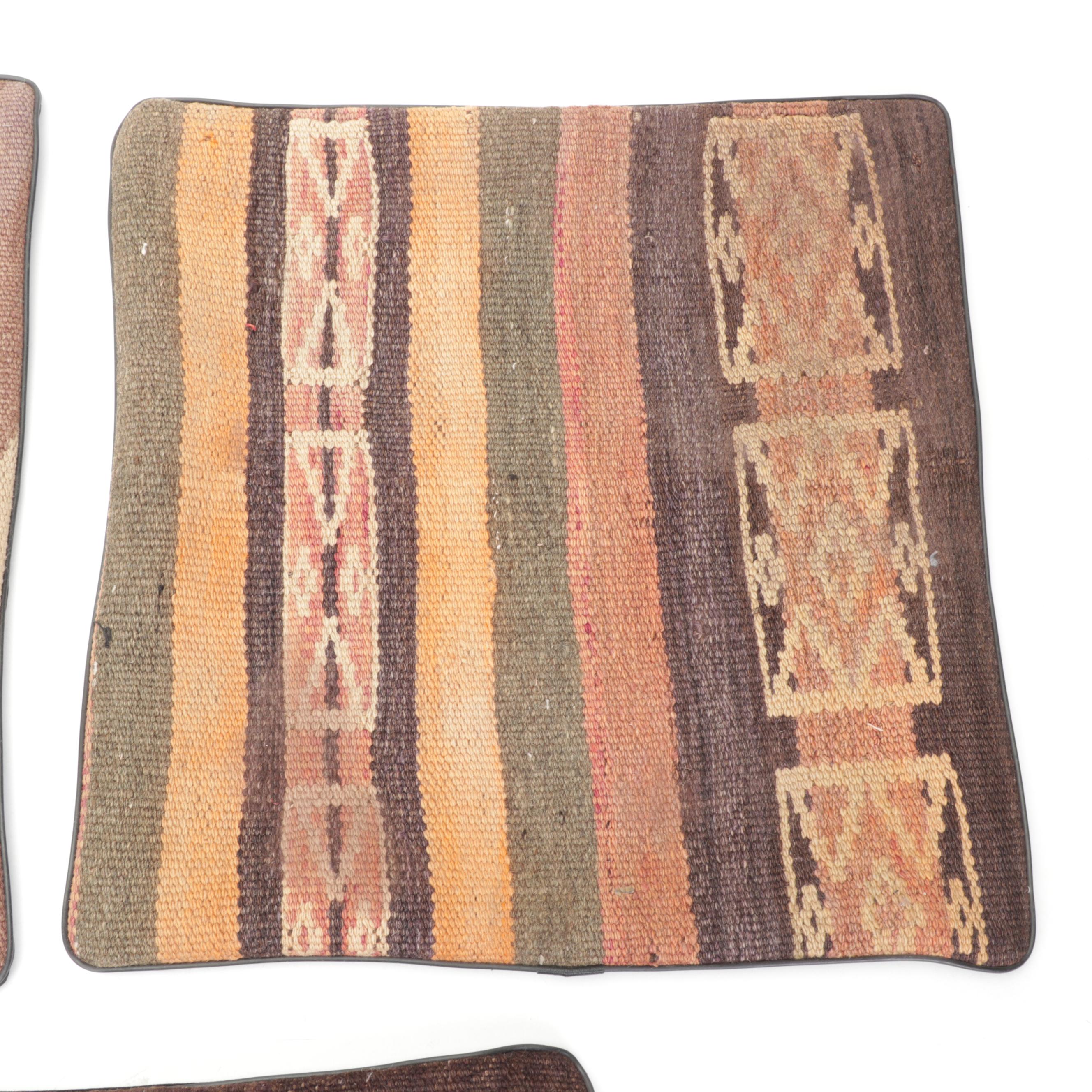 Handwoven Kilim Face Throw Pillow Covers