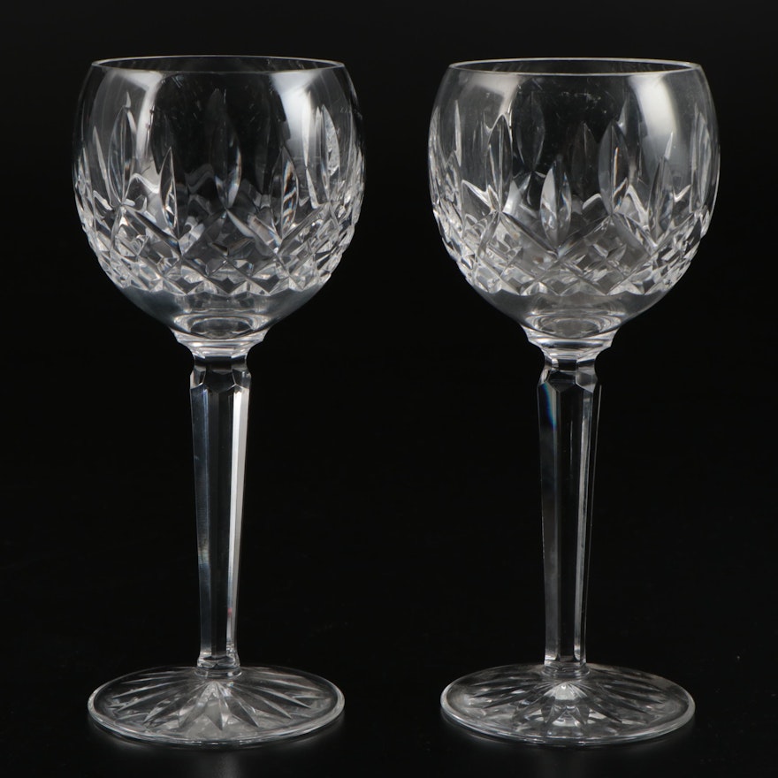 Waterford Crystal "Lismore" Hock Wine Glasses