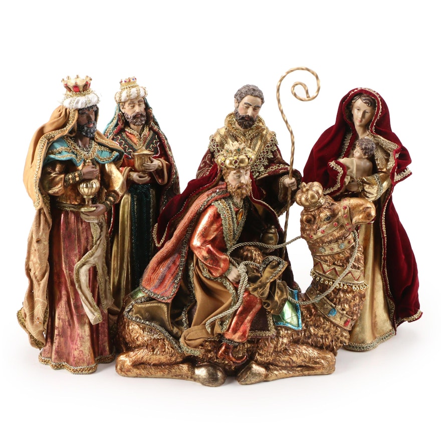 Cast Resin Nativity Figures