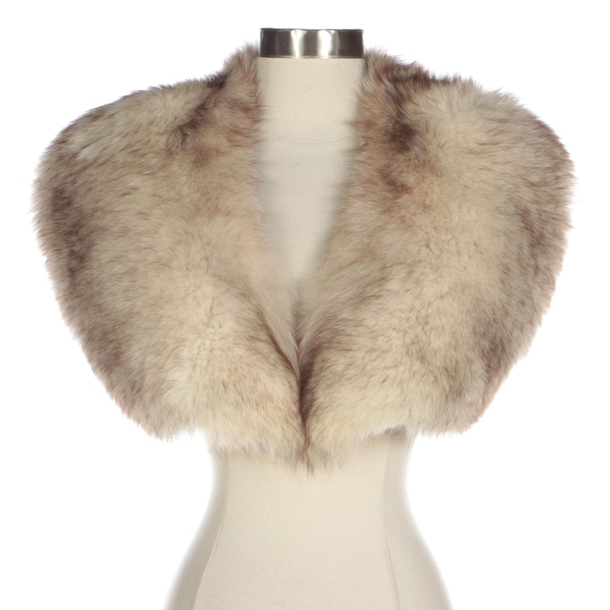 Fox Fur Shawl Collar