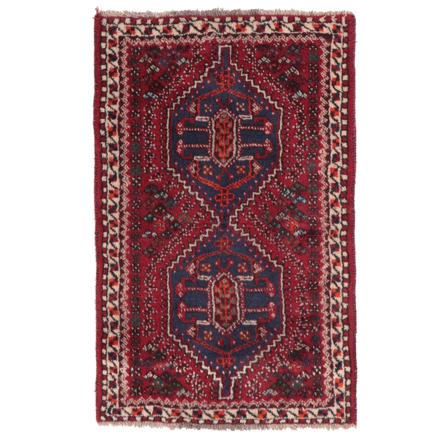 3'3 x 5'3 Hand-Knotted Persian Shiraz Area Rug