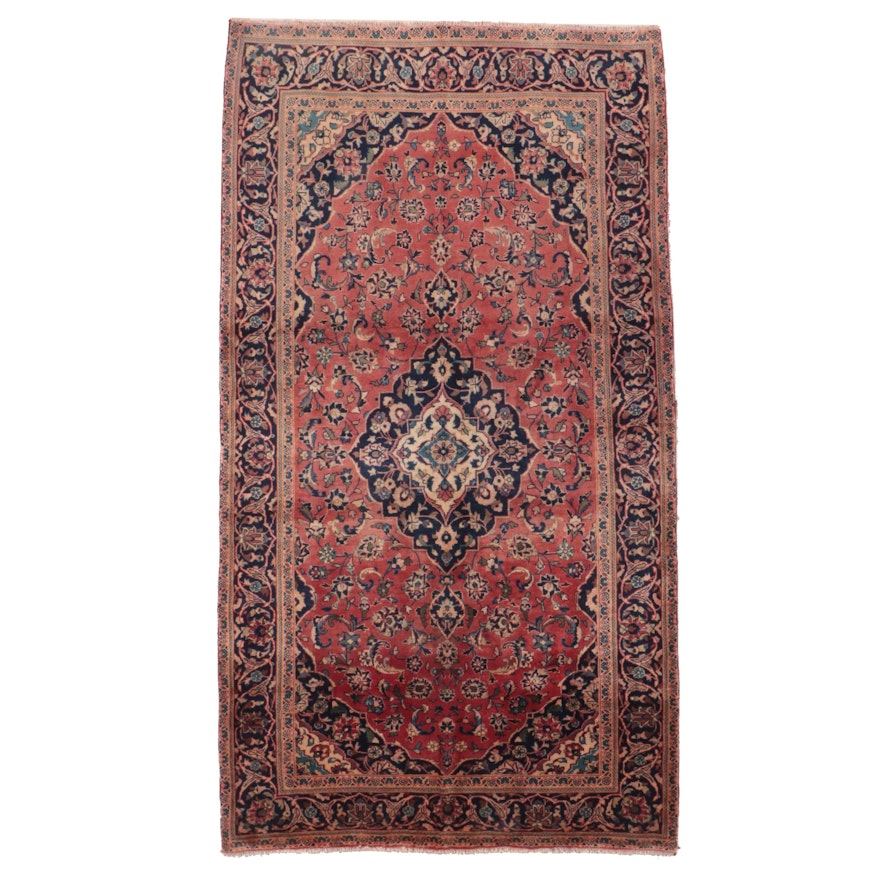 4'8 x 8'8 Hand-Knotted Persian Tabriz Area Rug
