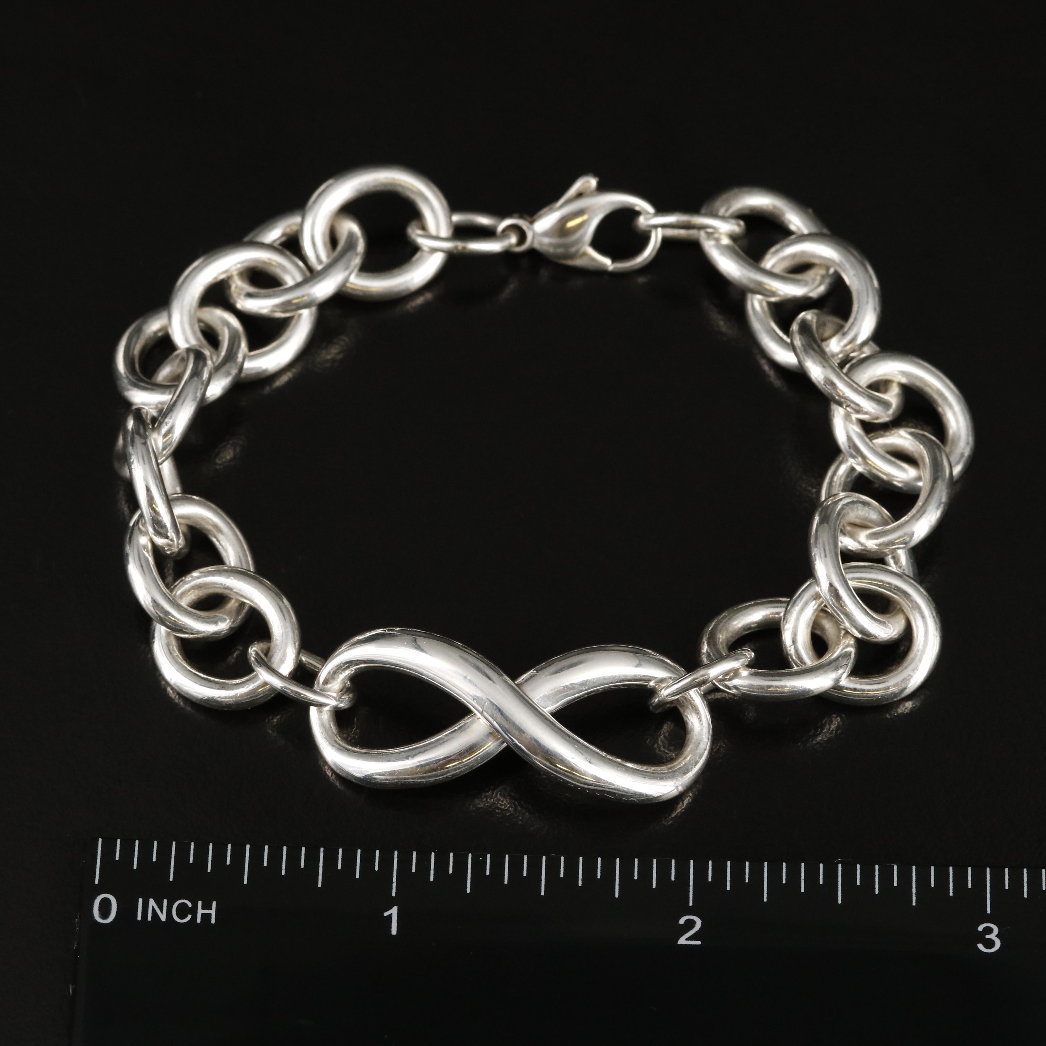Sterling Infinity Bracelet