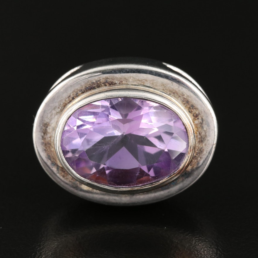 Sterling Amethyst Pendant