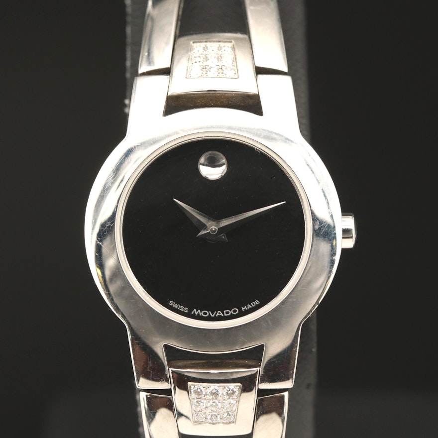 Movado Amarosa Diamond Quartz Wristwatch