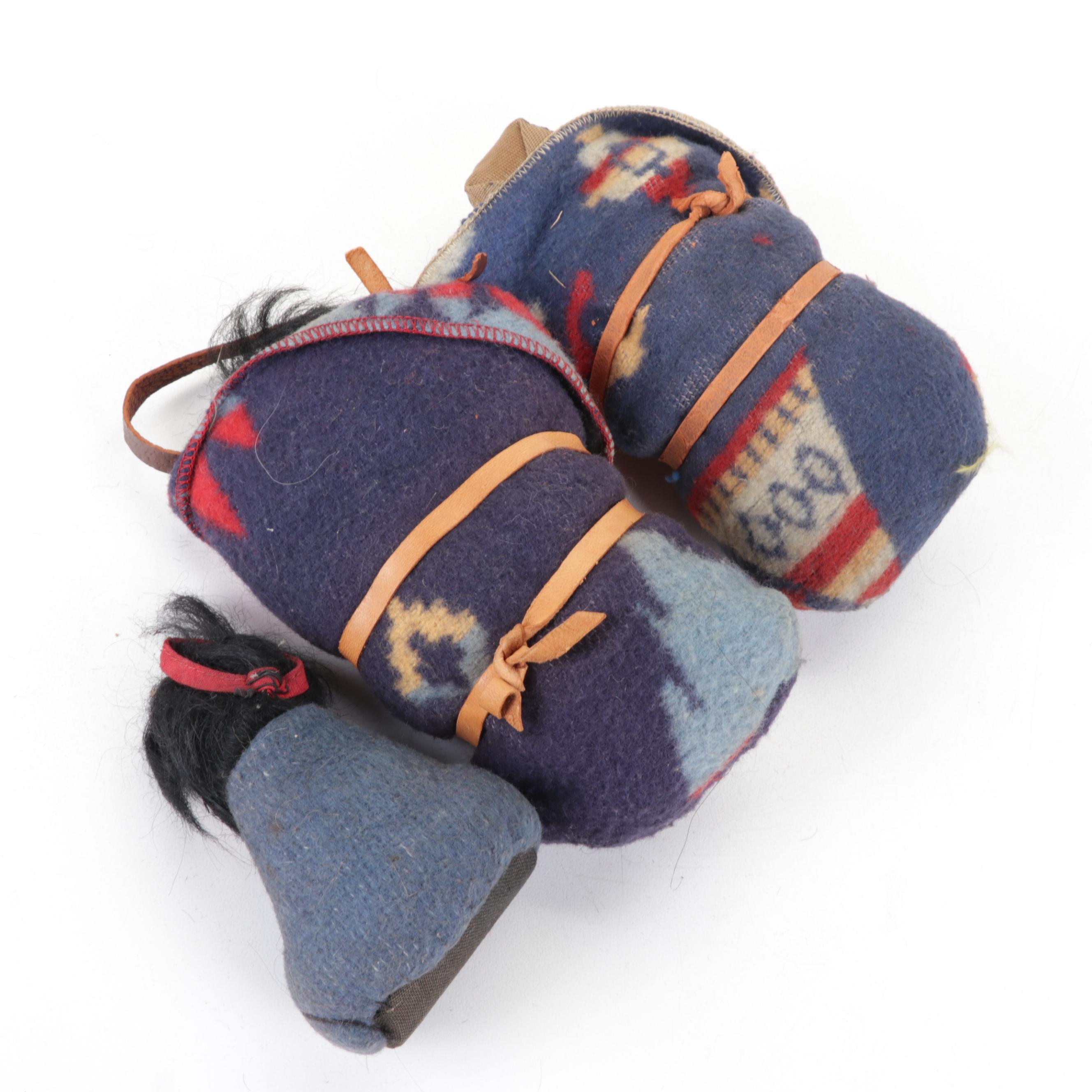 Native American Hand-Crafted Skookum Dolls, Mid-20th Century