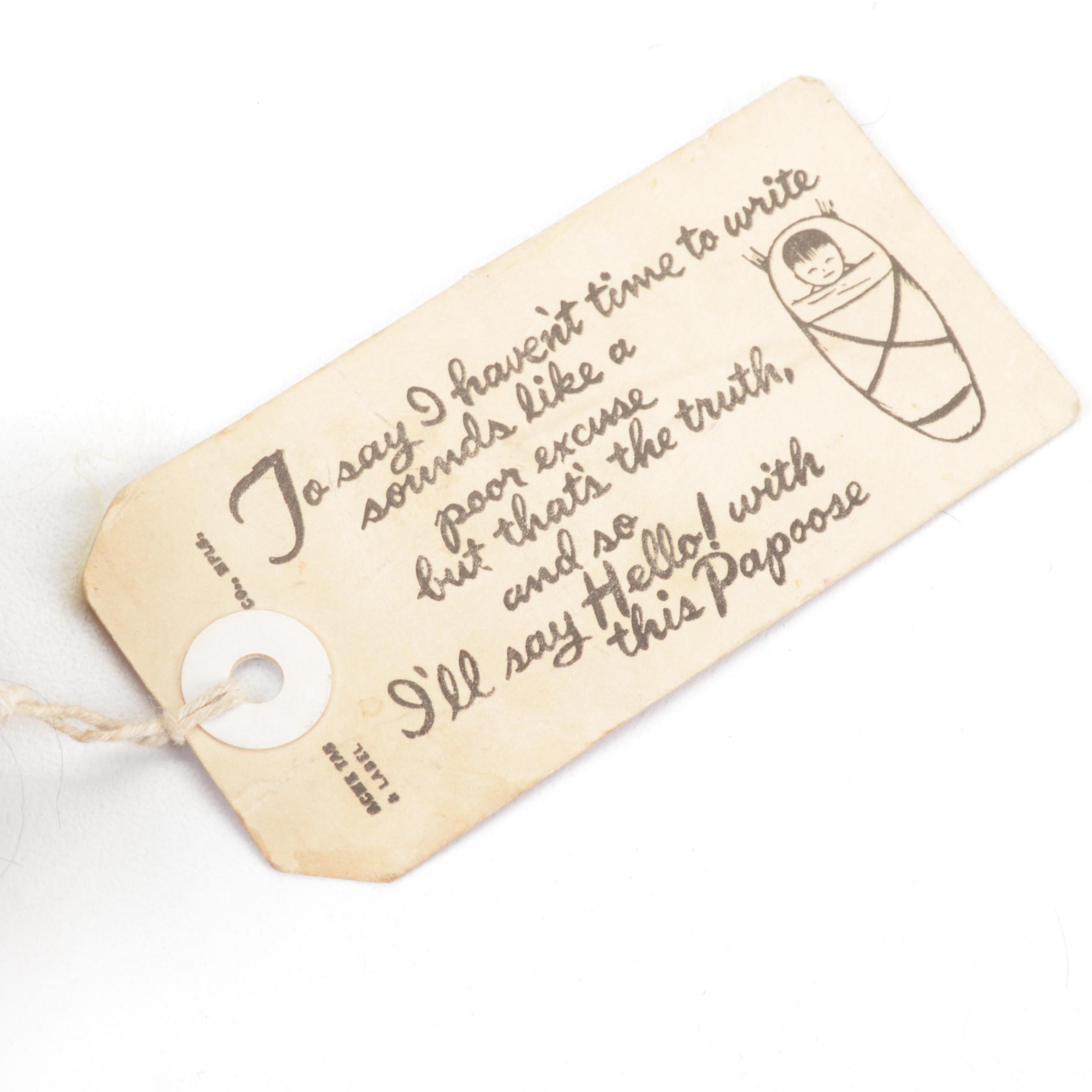 Native American Hand-Crafted Skookum Dolls, Mid-20th Century