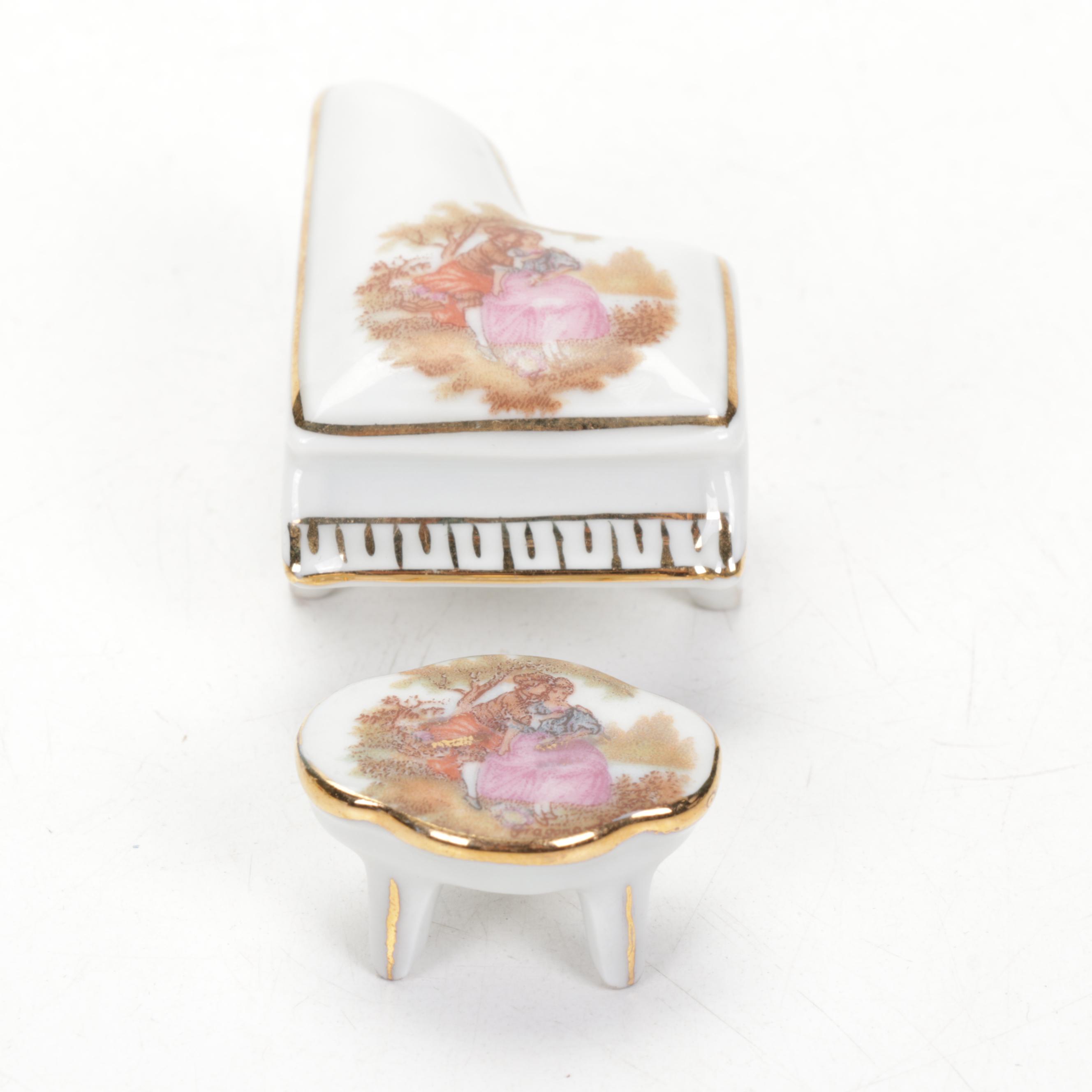 French Limoges Porcelain Miniatures