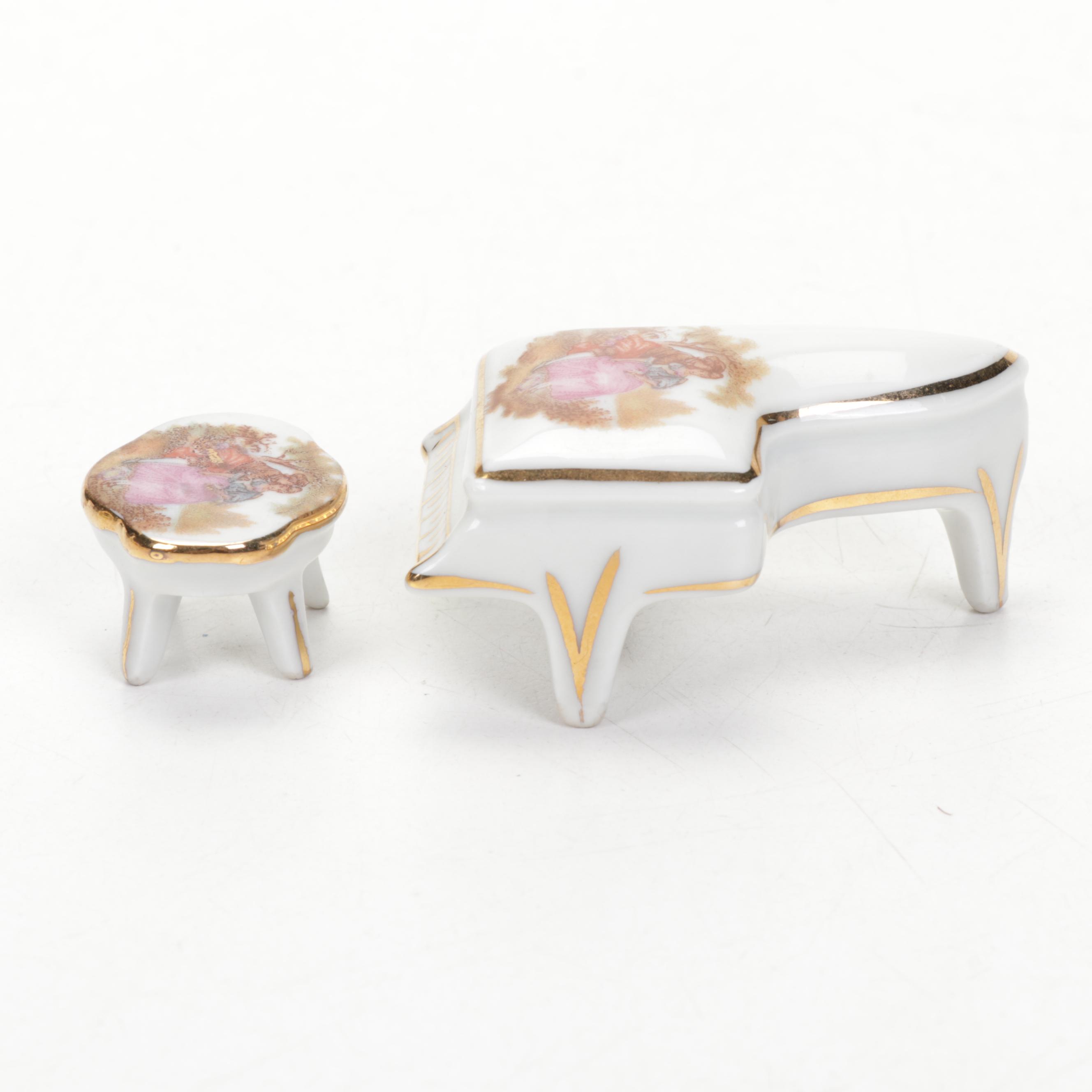 French Limoges Porcelain Miniatures