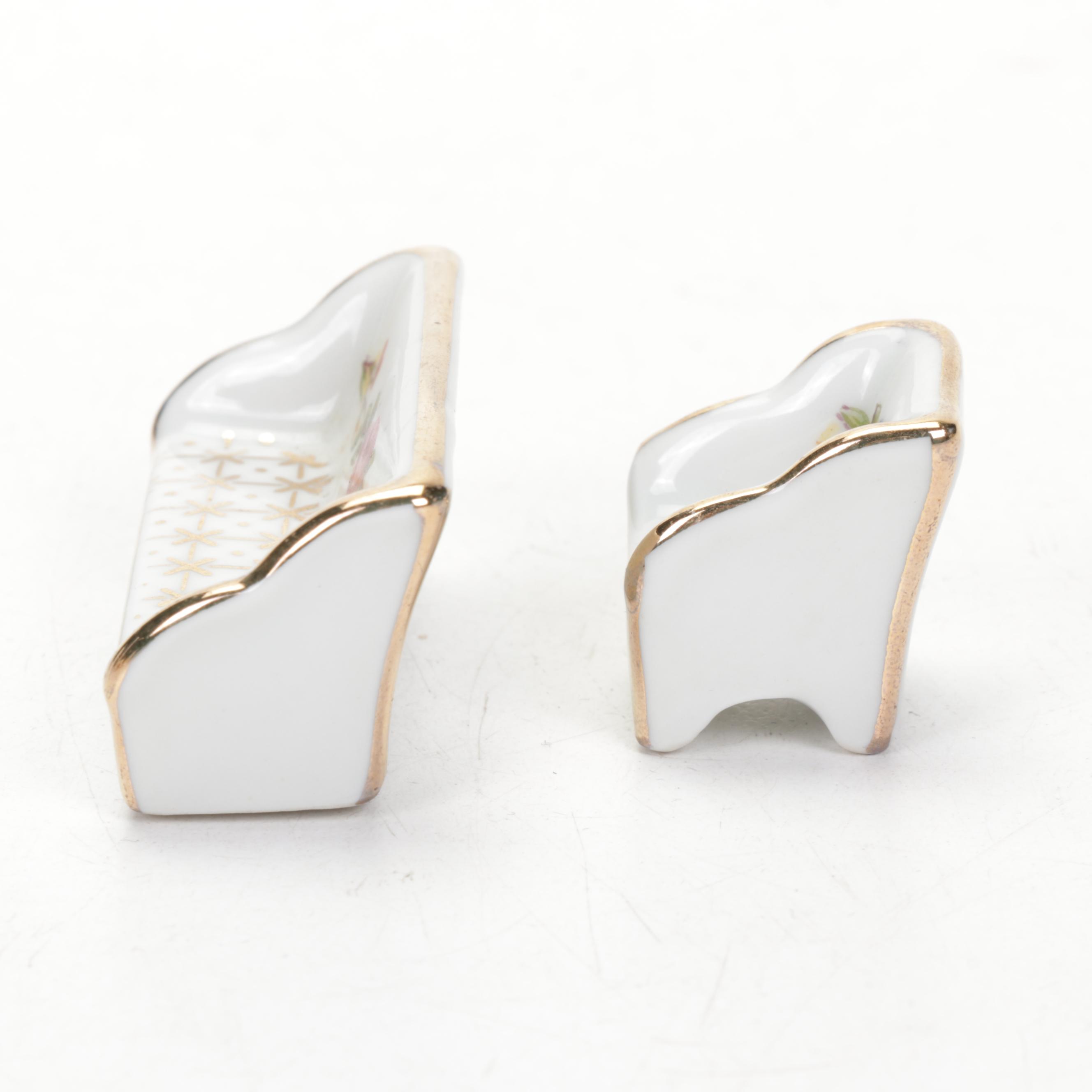 French Limoges Porcelain Miniatures