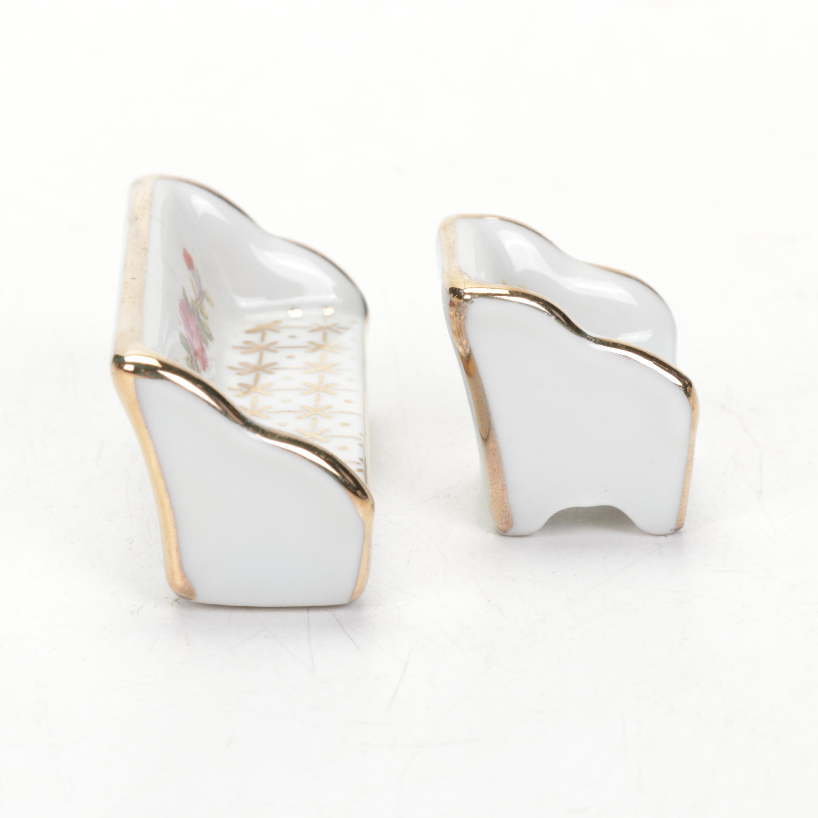 French Limoges Porcelain Miniatures