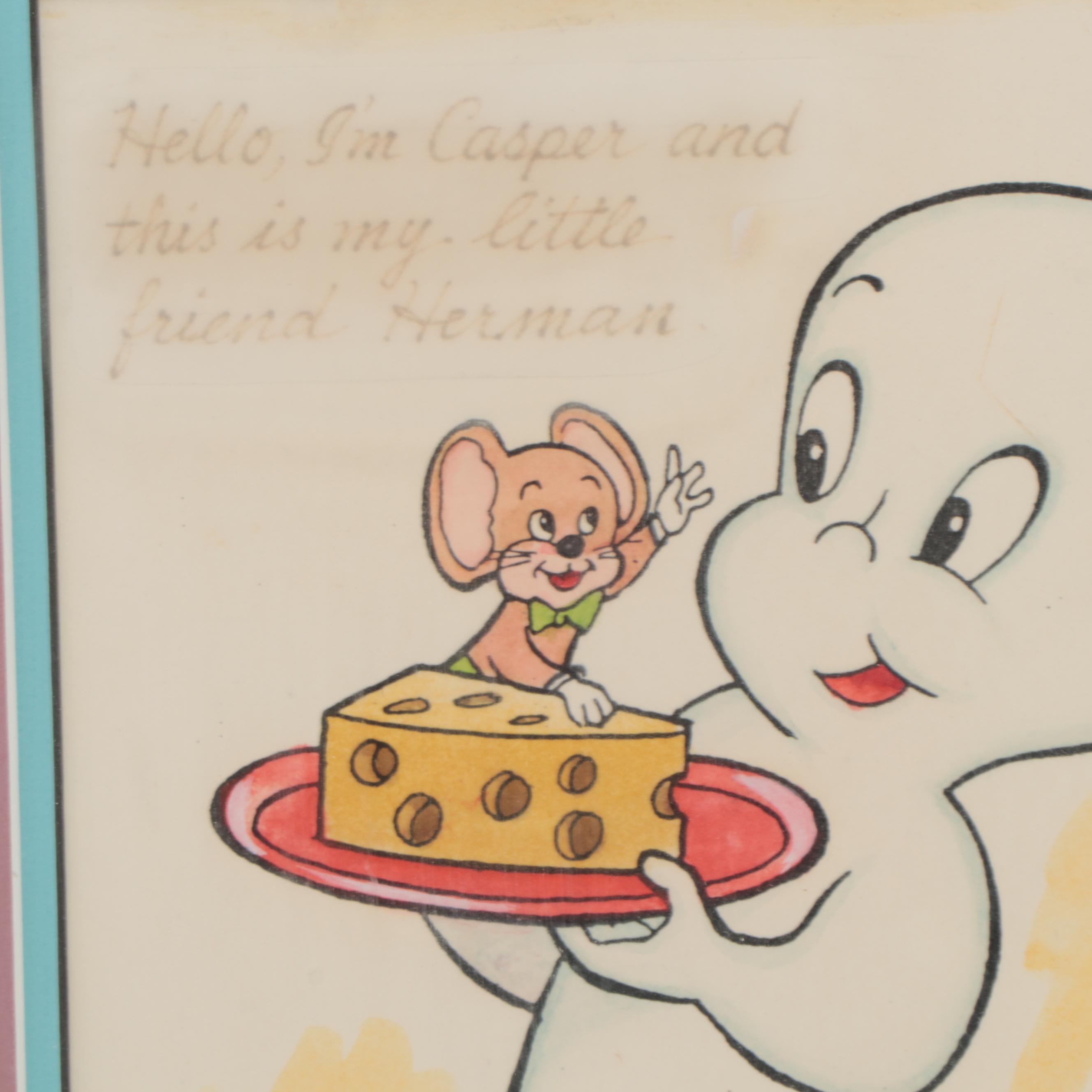 William Robert Little, Jr. Cartoon "Casper the Friendly Ghost"