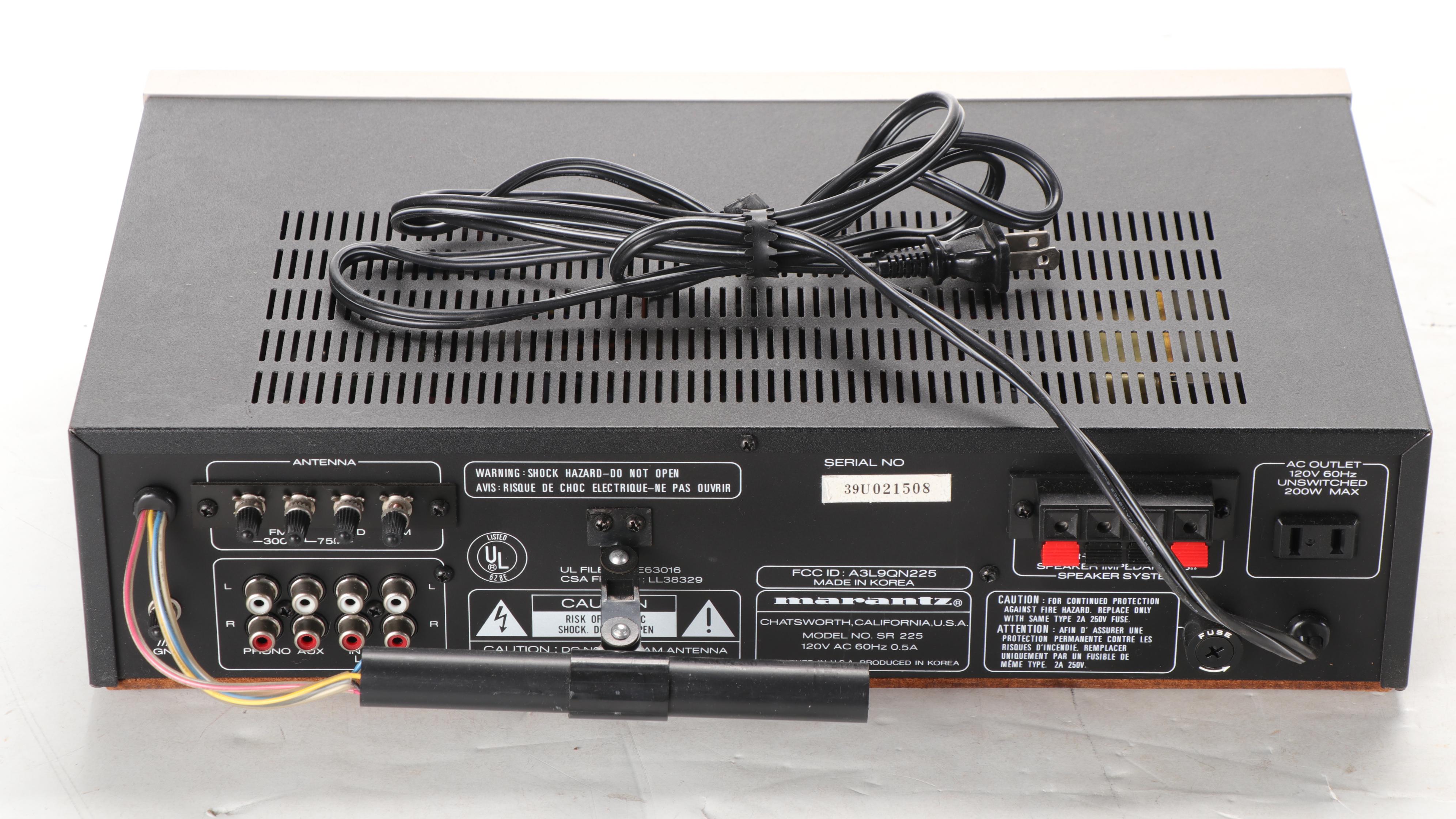 Technics by Panasonic Turntable System with Marantz Stereo Receiver