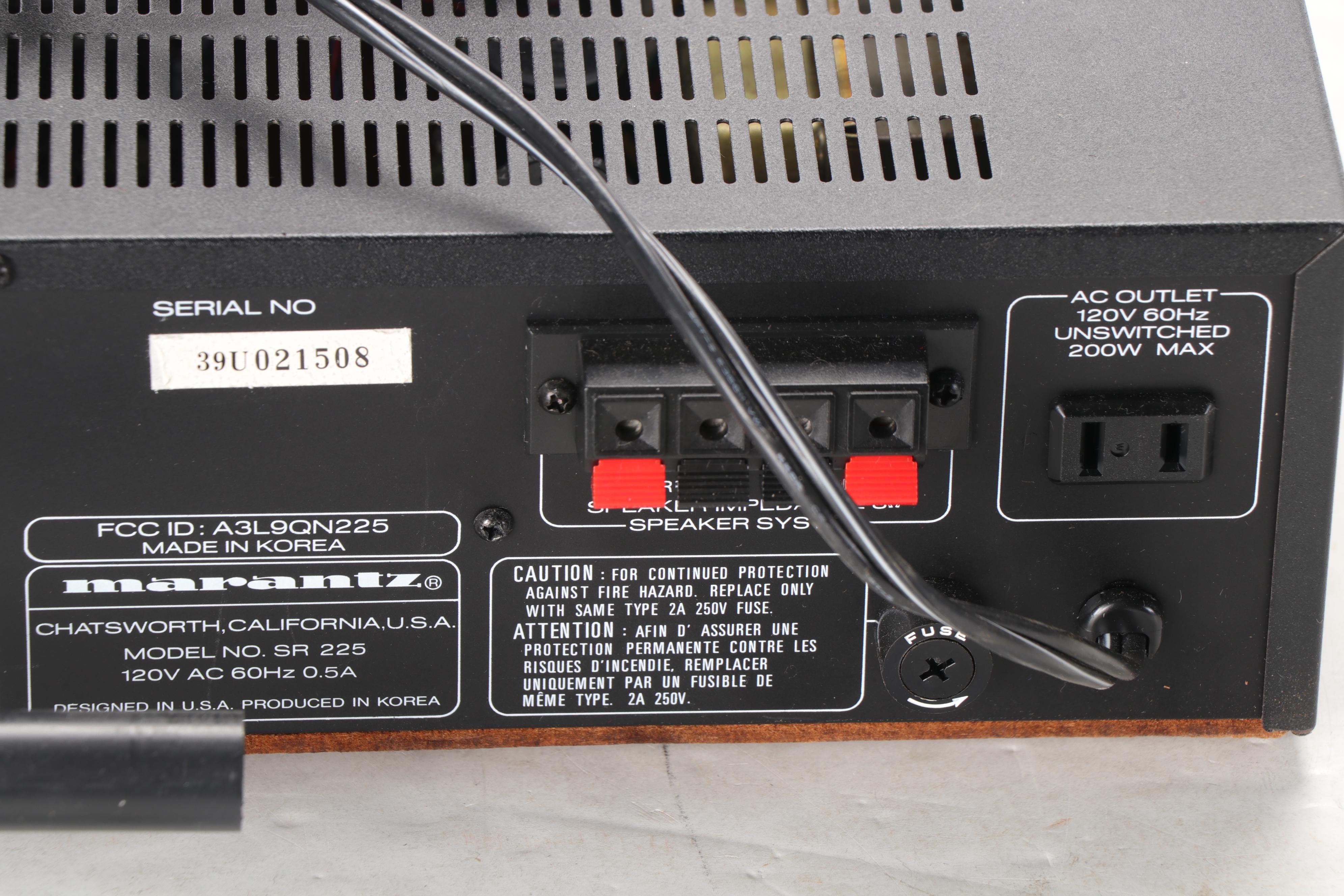 Technics by Panasonic Turntable System with Marantz Stereo Receiver