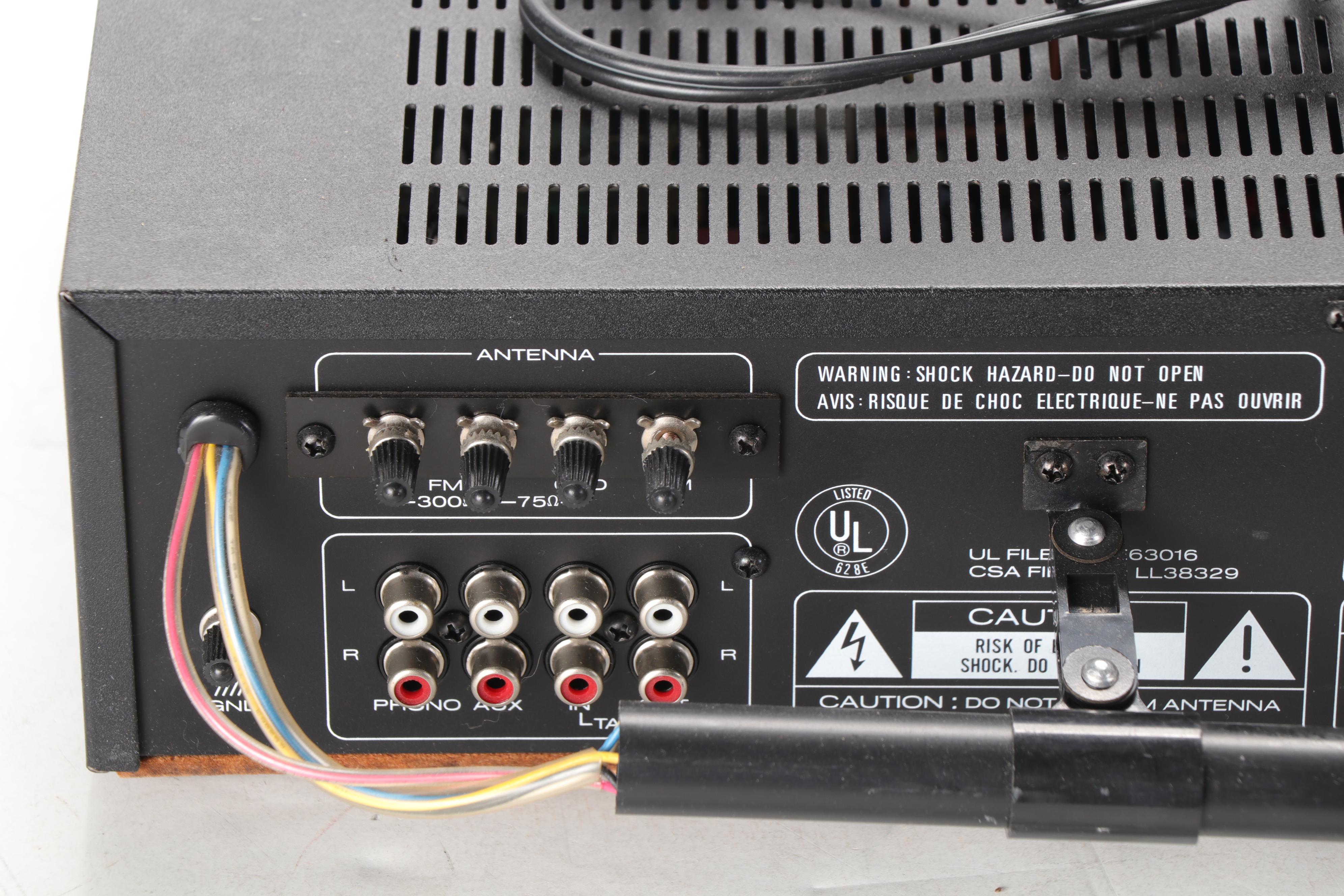 Technics by Panasonic Turntable System with Marantz Stereo Receiver