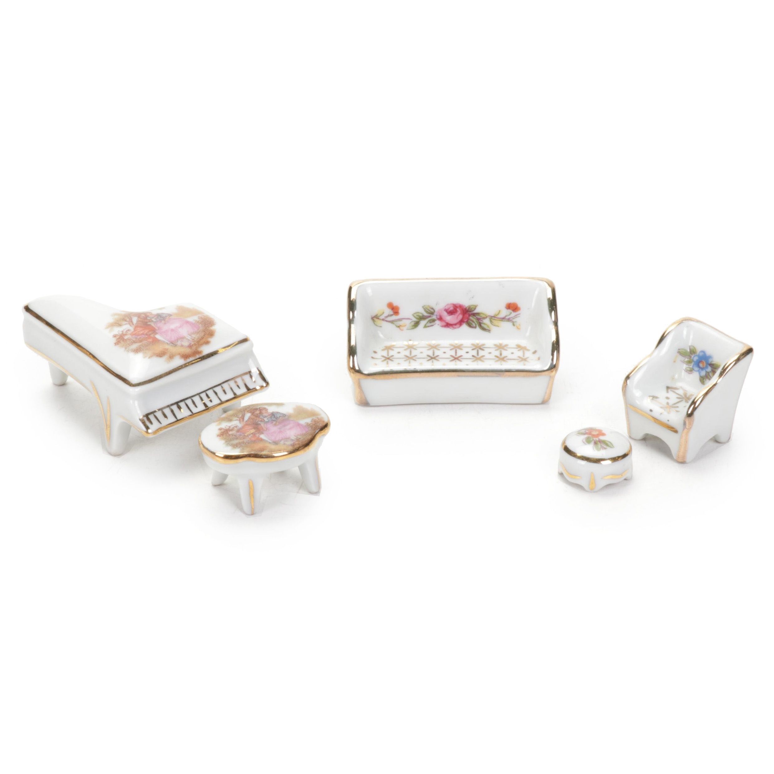 French Limoges Porcelain Miniatures
