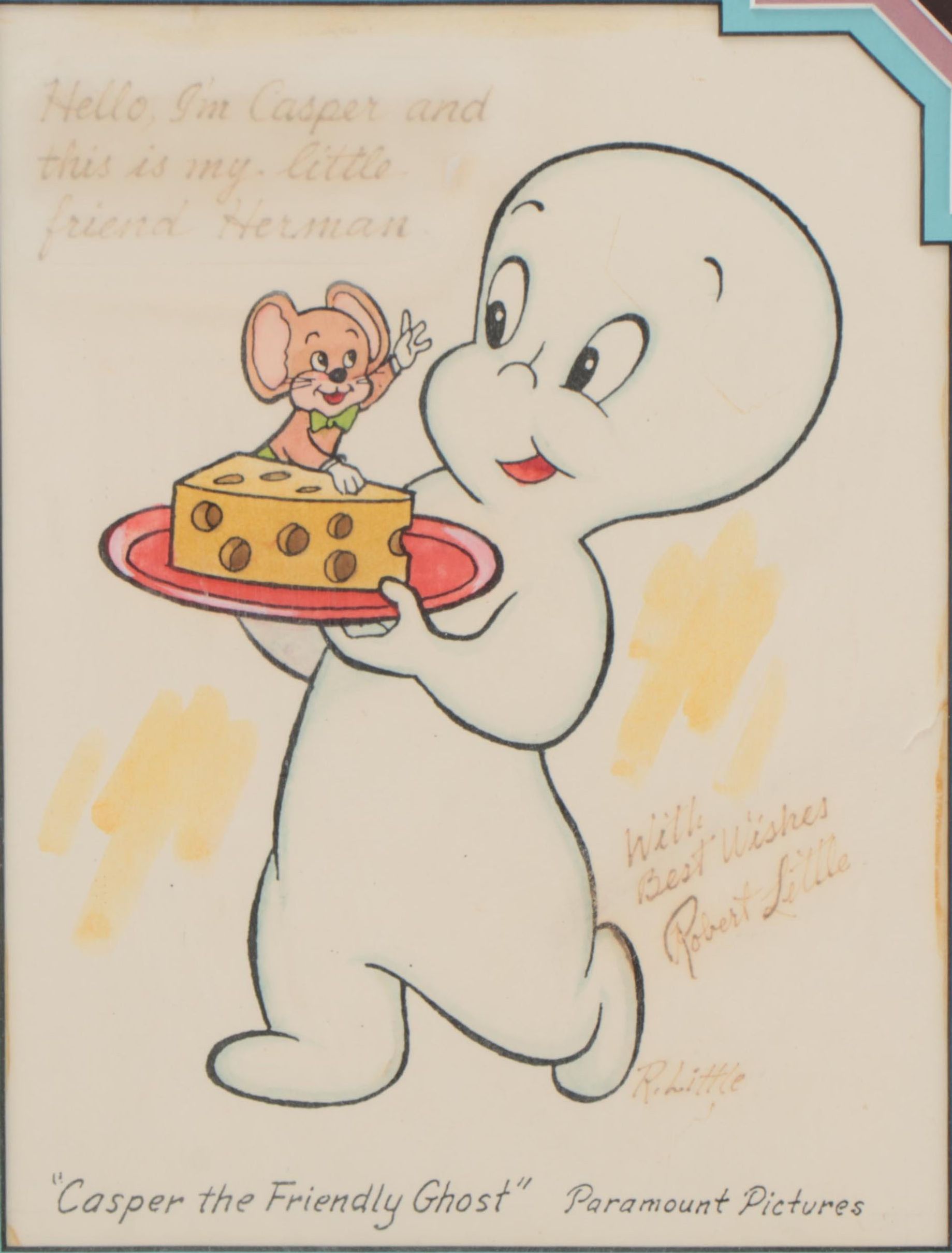William Robert Little, Jr. Cartoon "Casper the Friendly Ghost"