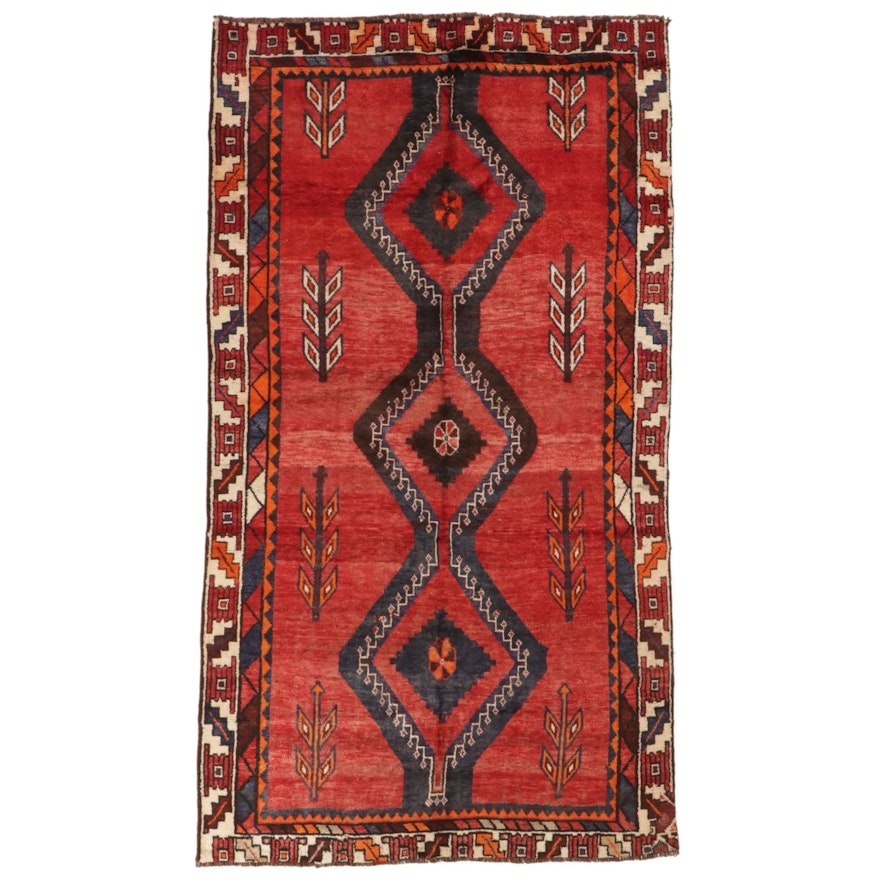 4'9 x 8'8 Hand-Knotted Persian Lurs Area Rug