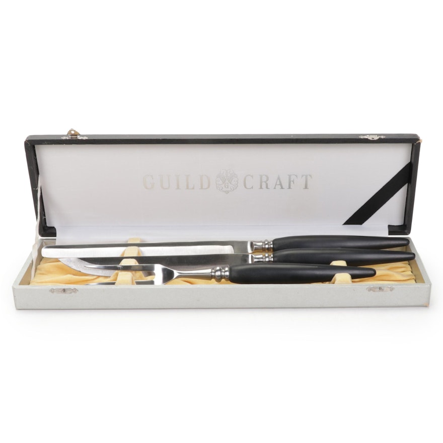 Guild Craft Forged Stainless Steel Carving Set