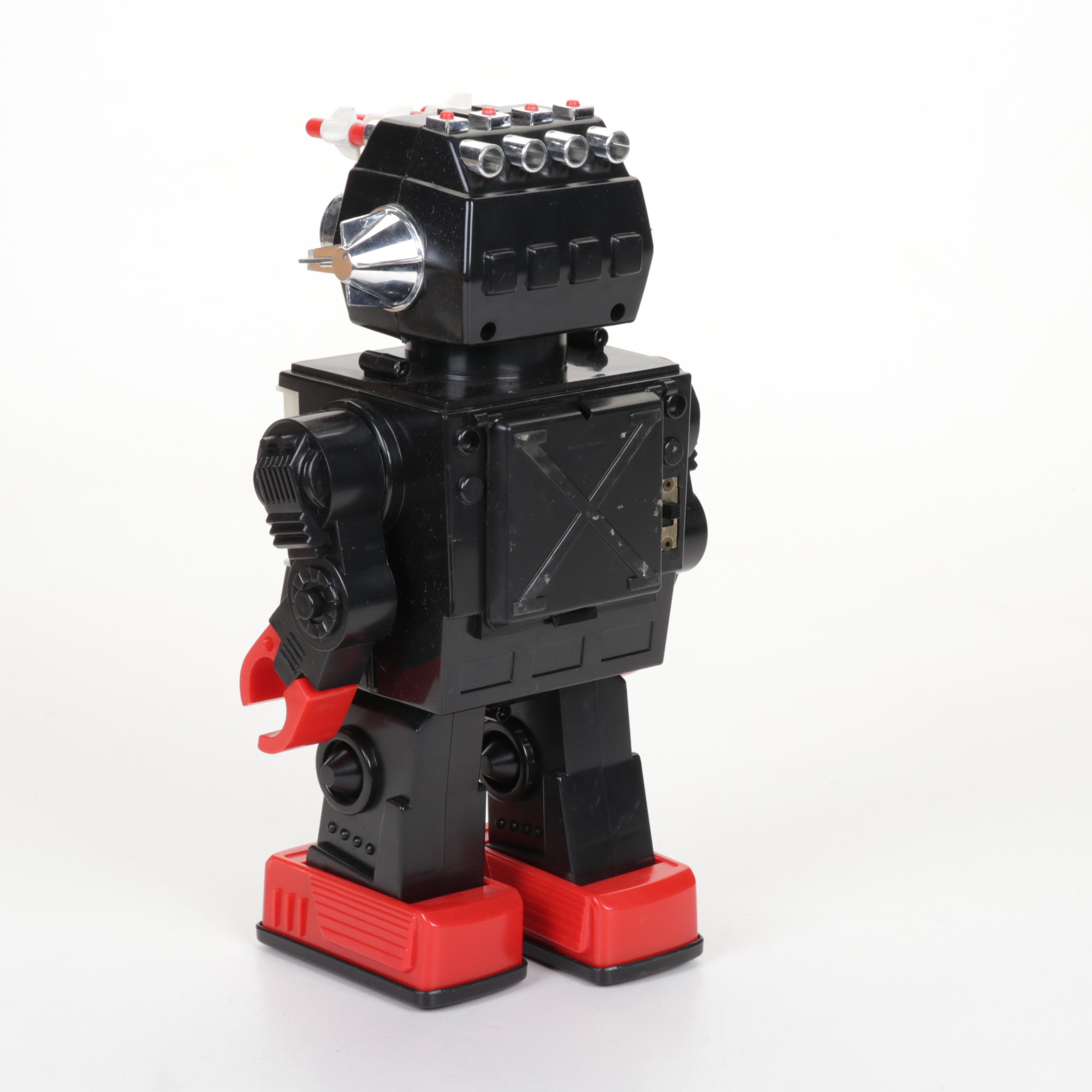 Saturn and Other Battery Operated Toy Robots, Mid to Late 20th Century