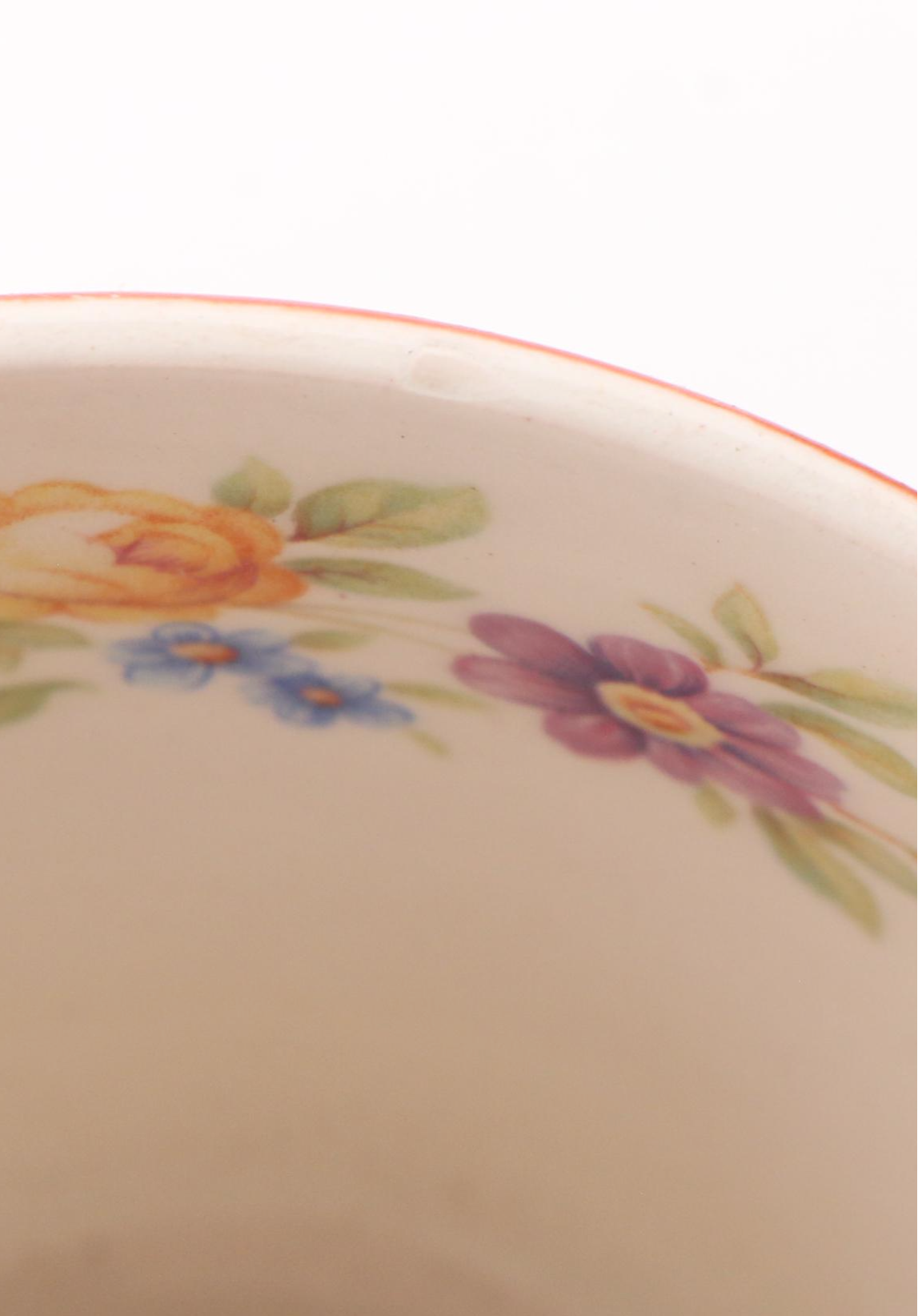 Limoges American "Meissen Rose Red" Porcelain Dinnerware, Mid-20th Century
