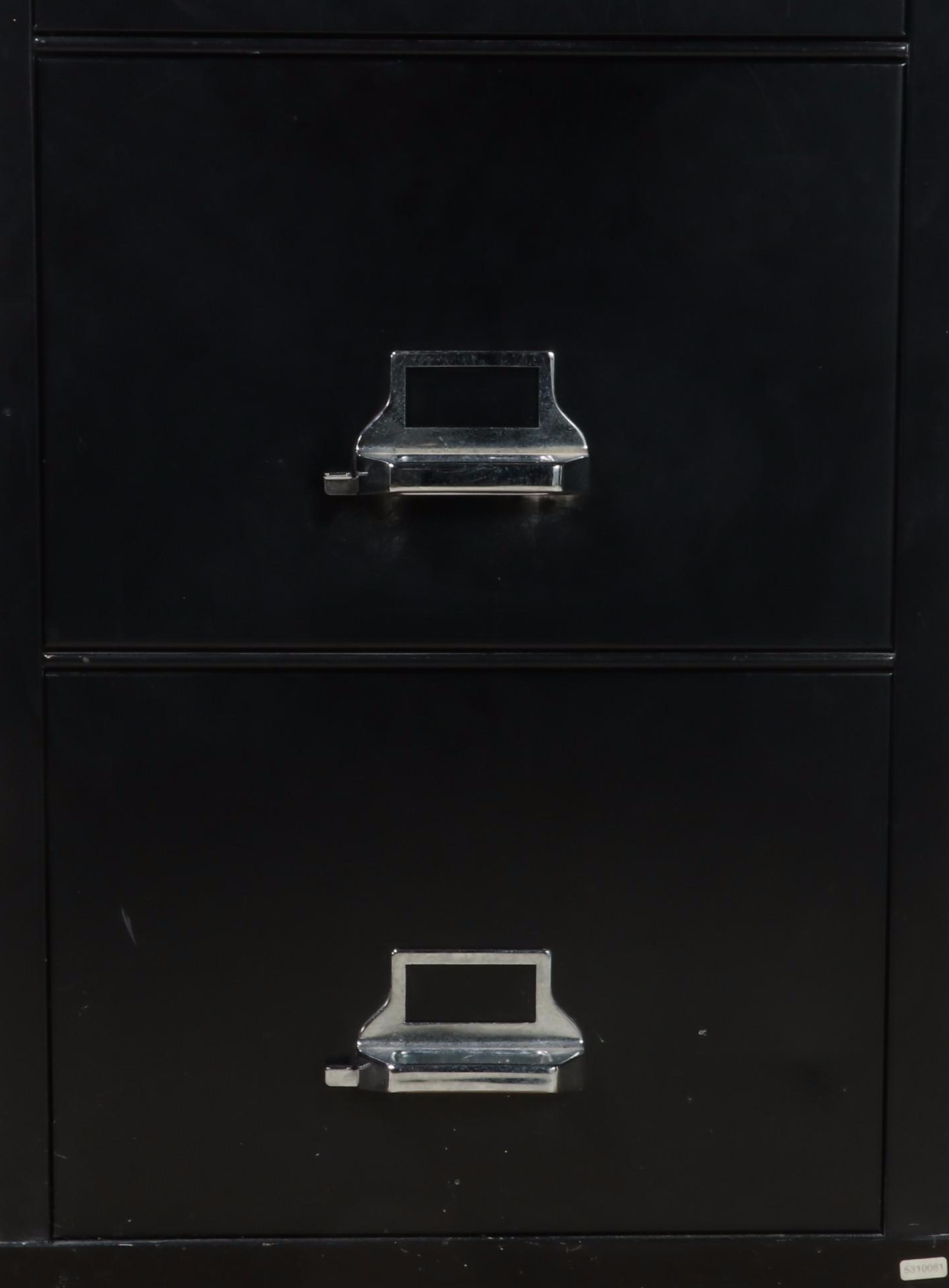 FireKing Locking Filing Cabinet with Safe