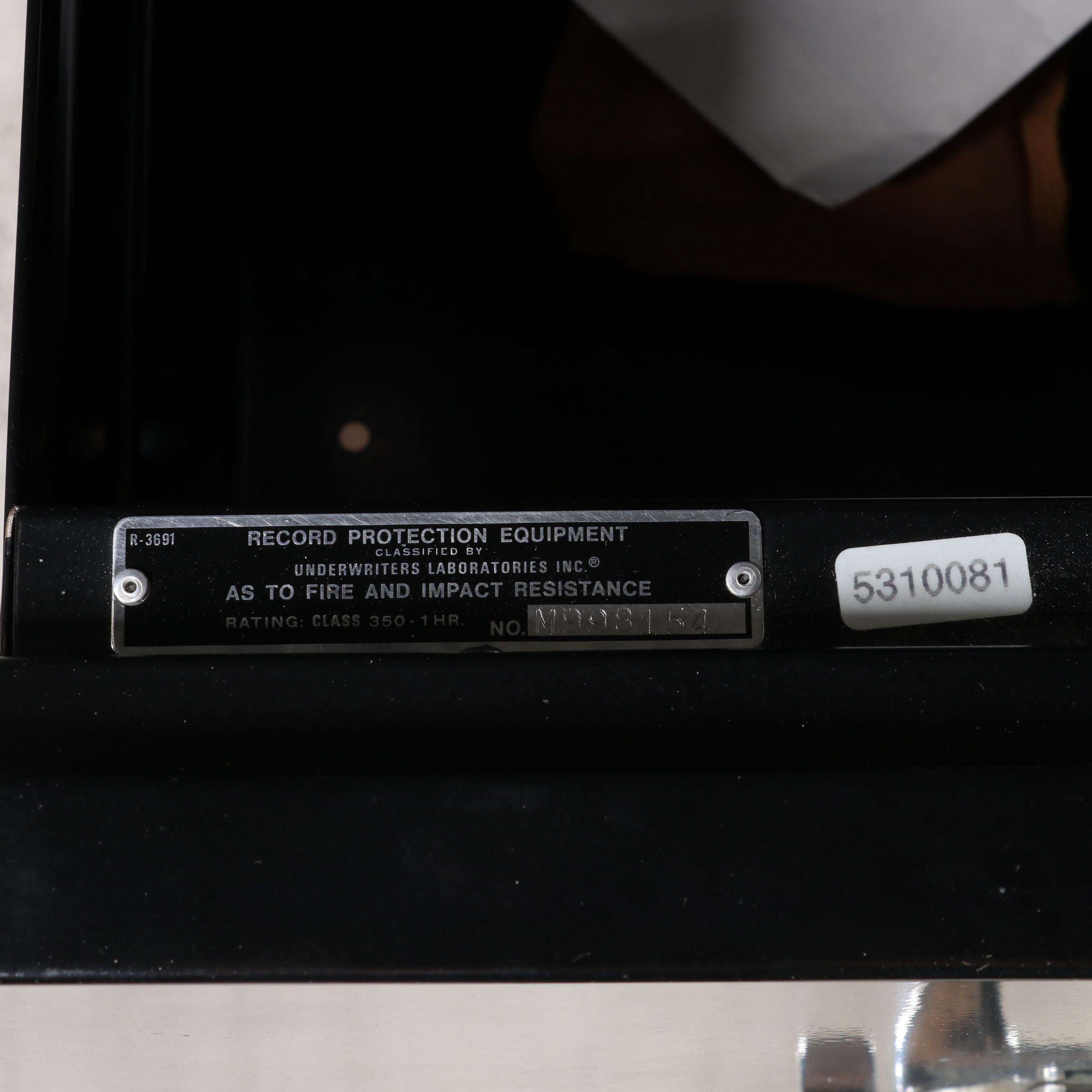 FireKing Locking Filing Cabinet with Safe