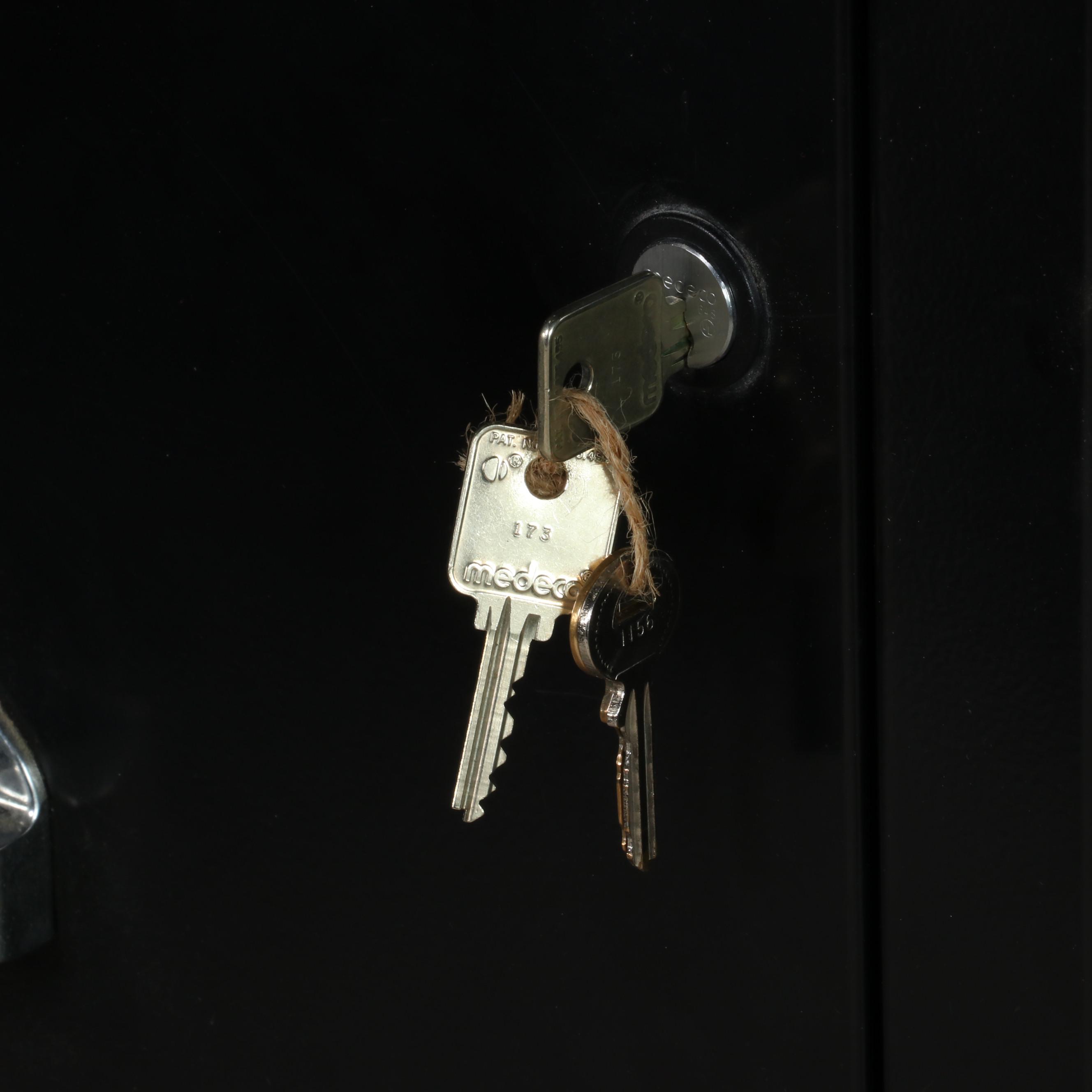 FireKing Locking Filing Cabinet with Safe