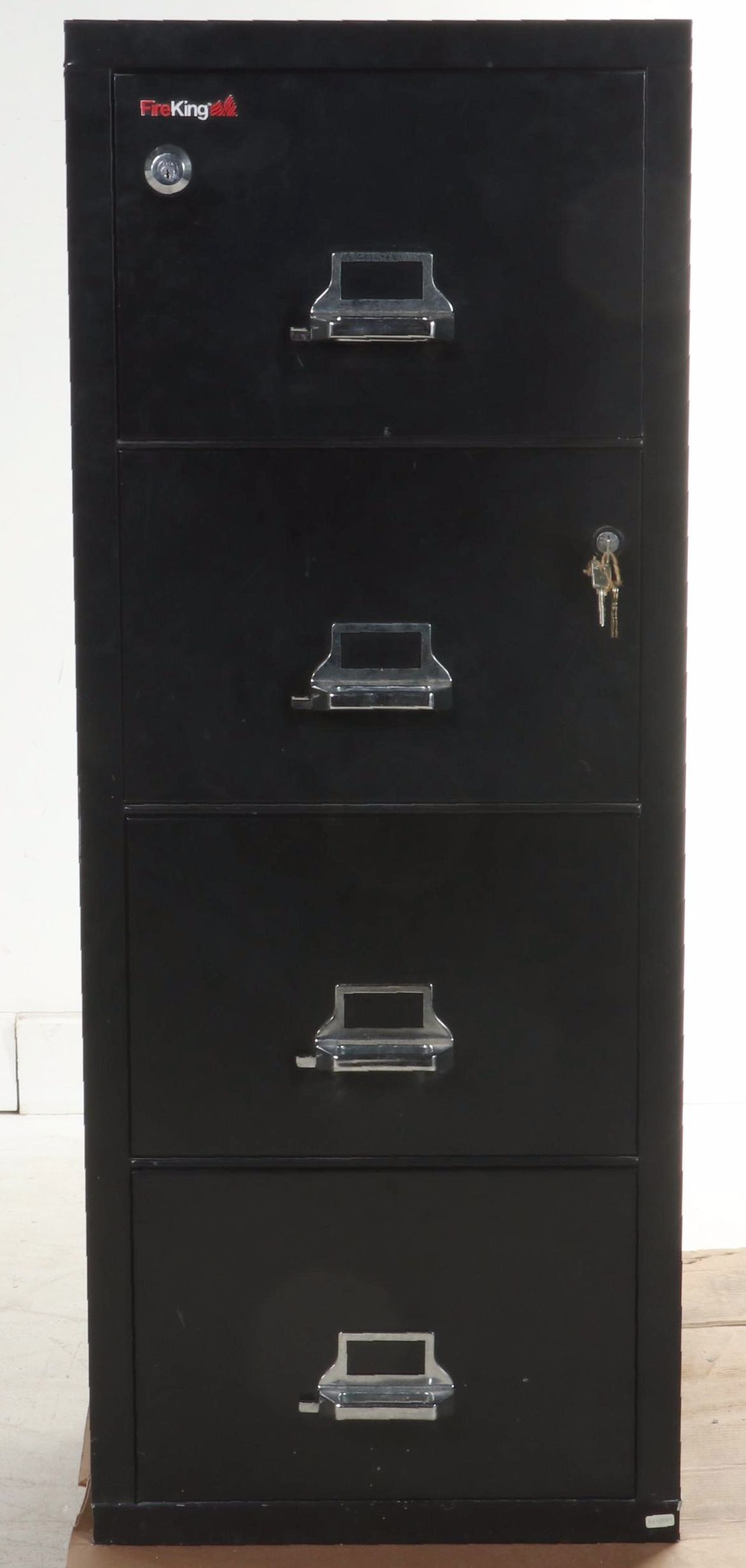 FireKing Locking Filing Cabinet with Safe