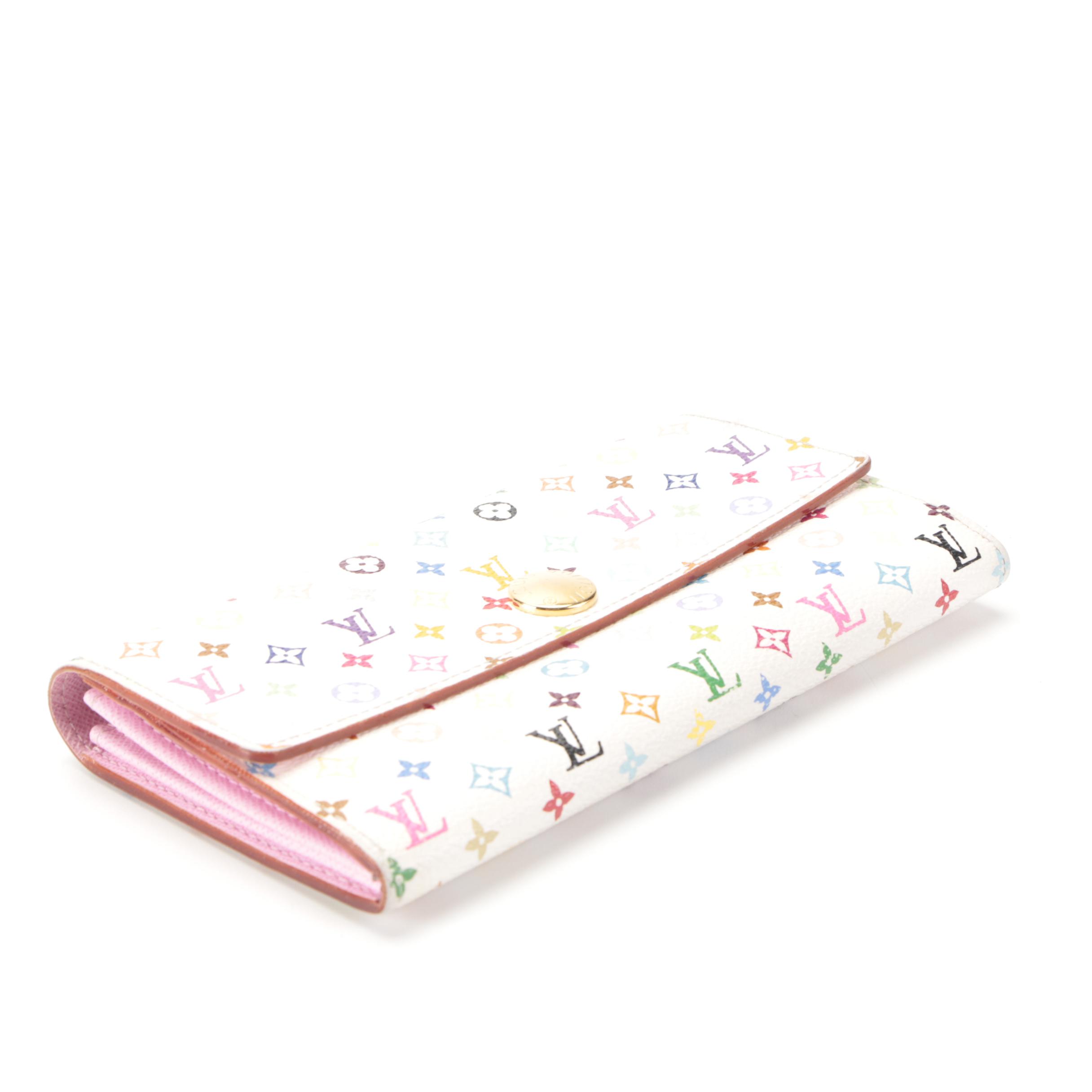 Louis Vuitton x Takashi Murakami Sarah Wallet in Multicolor Monogram Canvas