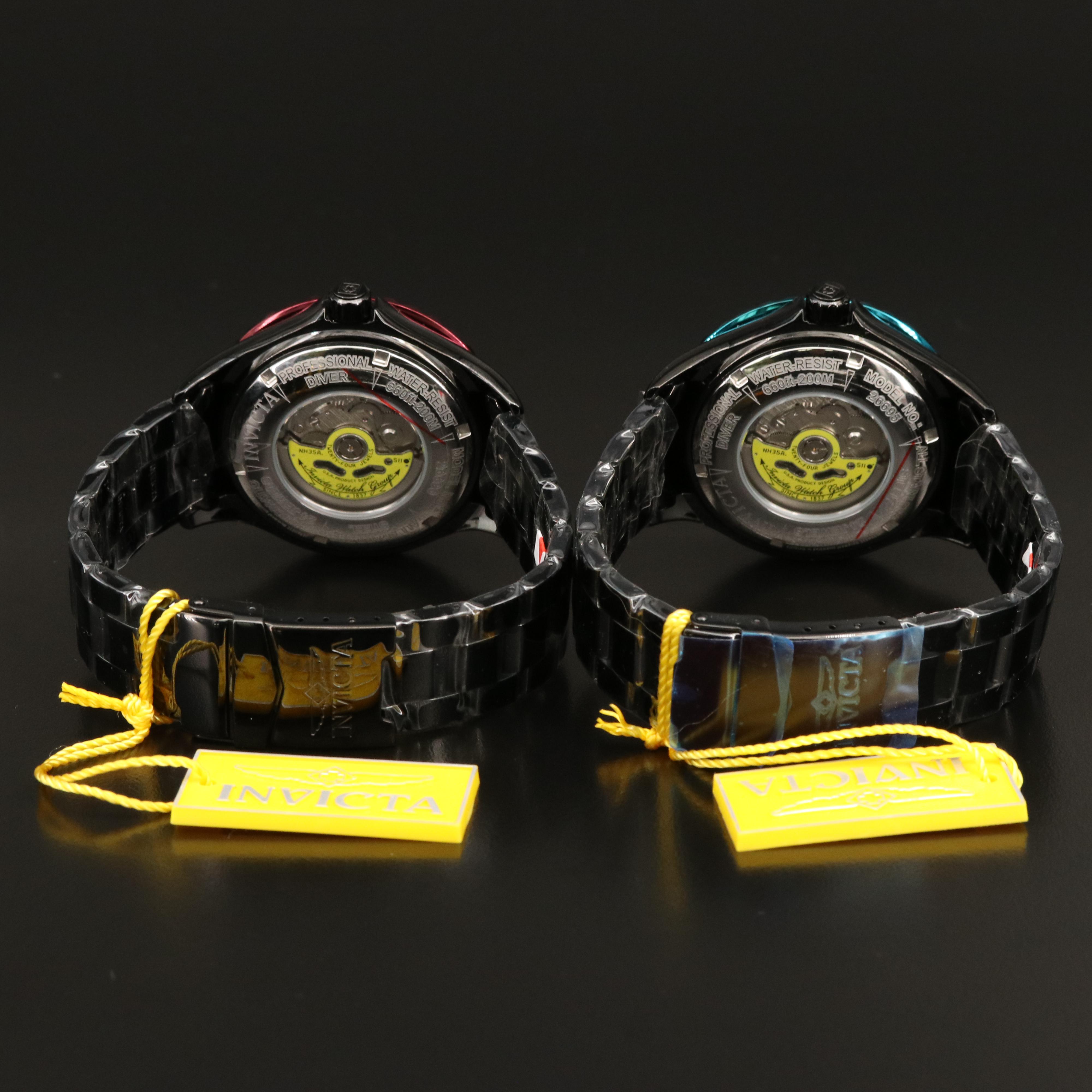 Pair of Invicta Watches in Carry Case