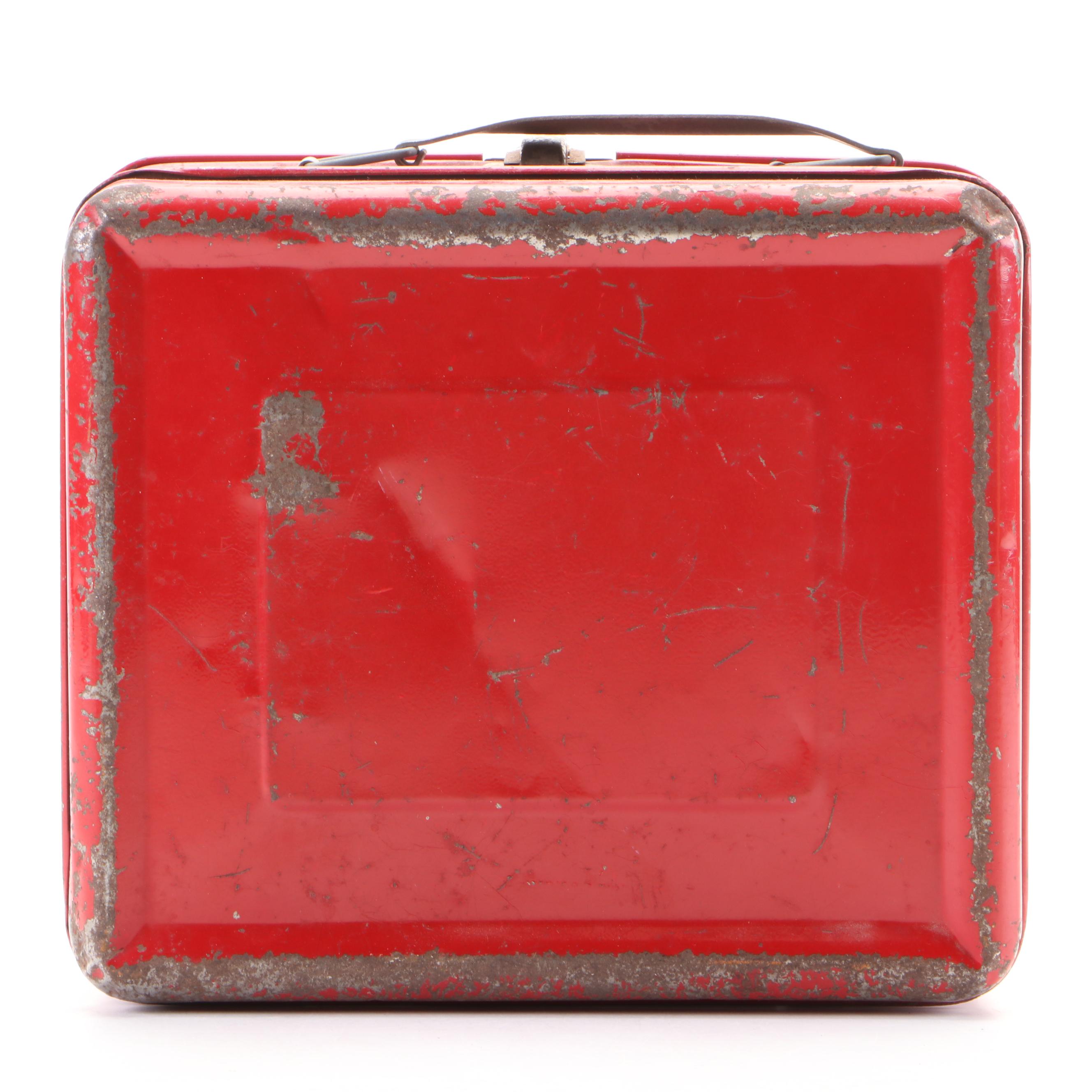 Aladdin "Hopalong Cassidy" Themed Lunchbox and Thermos, 1950s