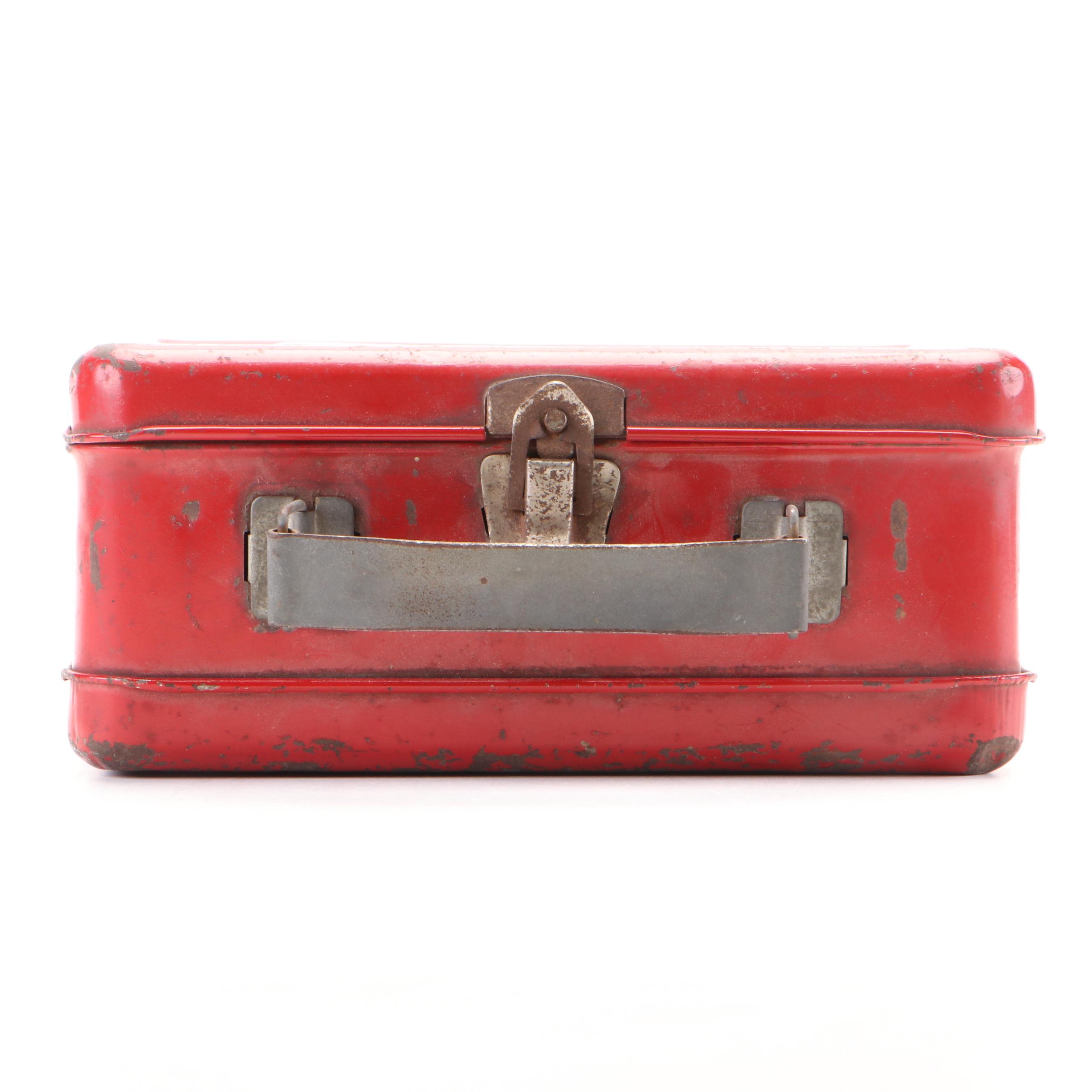 Aladdin "Hopalong Cassidy" Themed Lunchbox and Thermos, 1950s