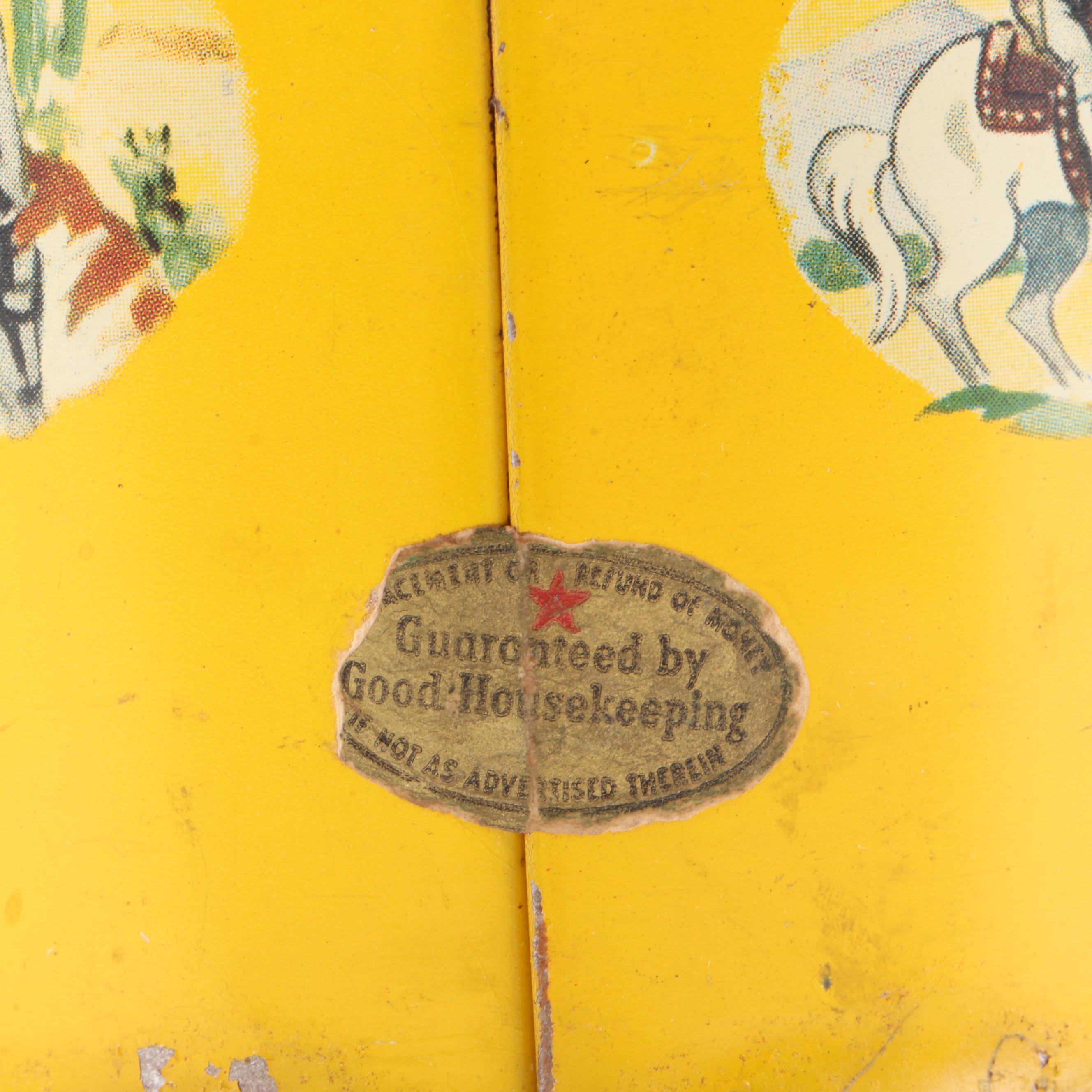 Aladdin "Hopalong Cassidy" Themed Lunchbox and Thermos, 1950s