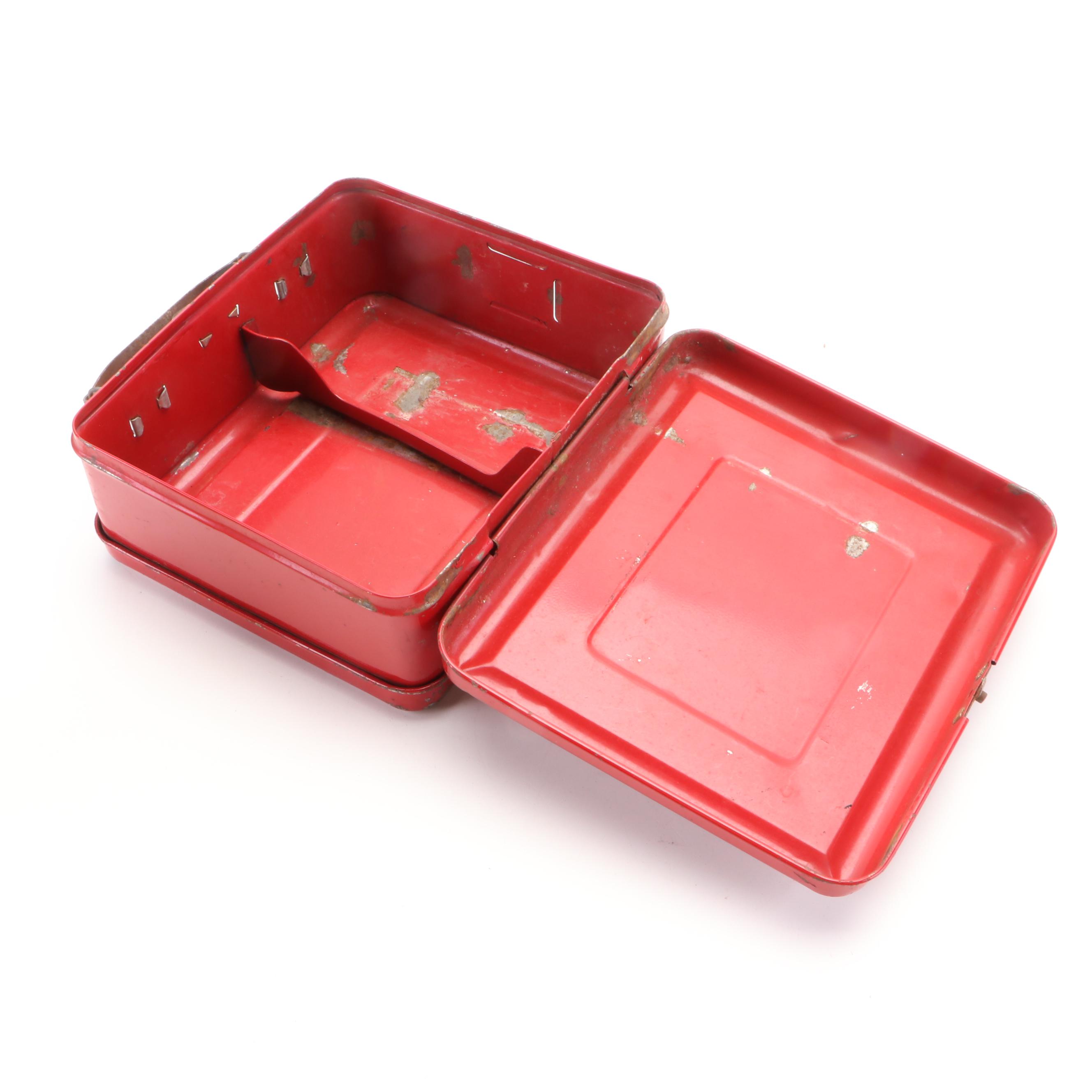 Aladdin "Hopalong Cassidy" Themed Lunchbox and Thermos, 1950s